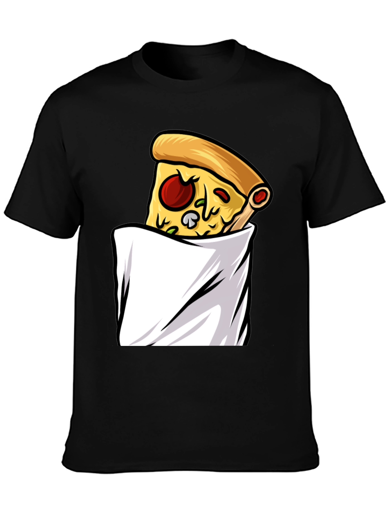 Pizza Slice Graphic Tee - Funny Food T-Shirt