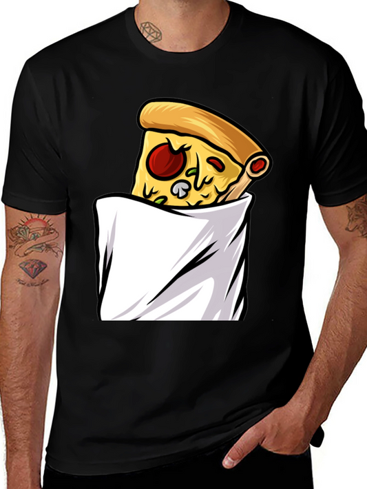 Pizza Slice Graphic Tee - Funny Food T-Shirt