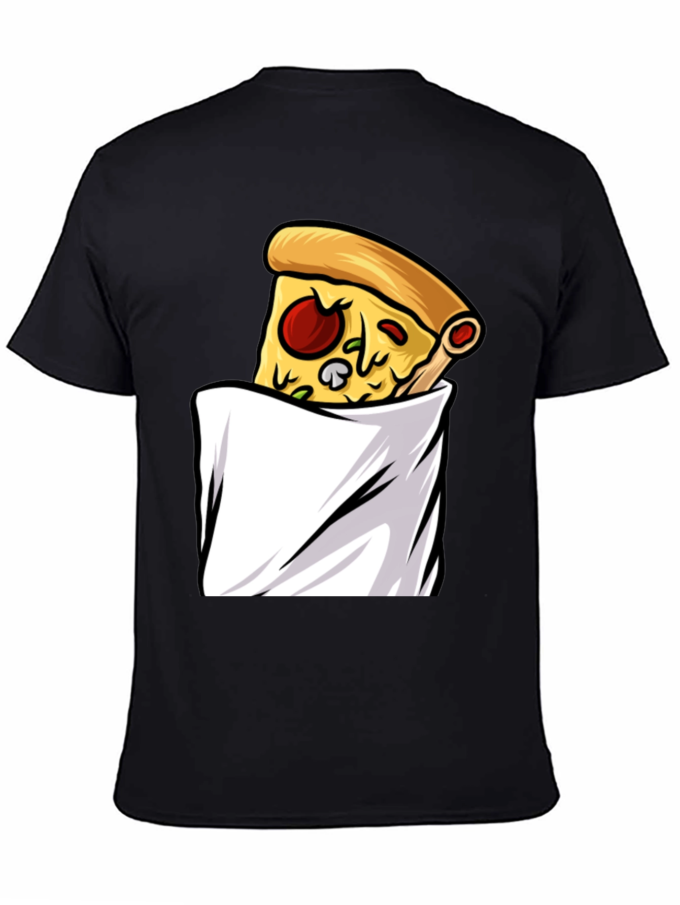 Pizza Slice Graphic Tee - Funny Food T-Shirt