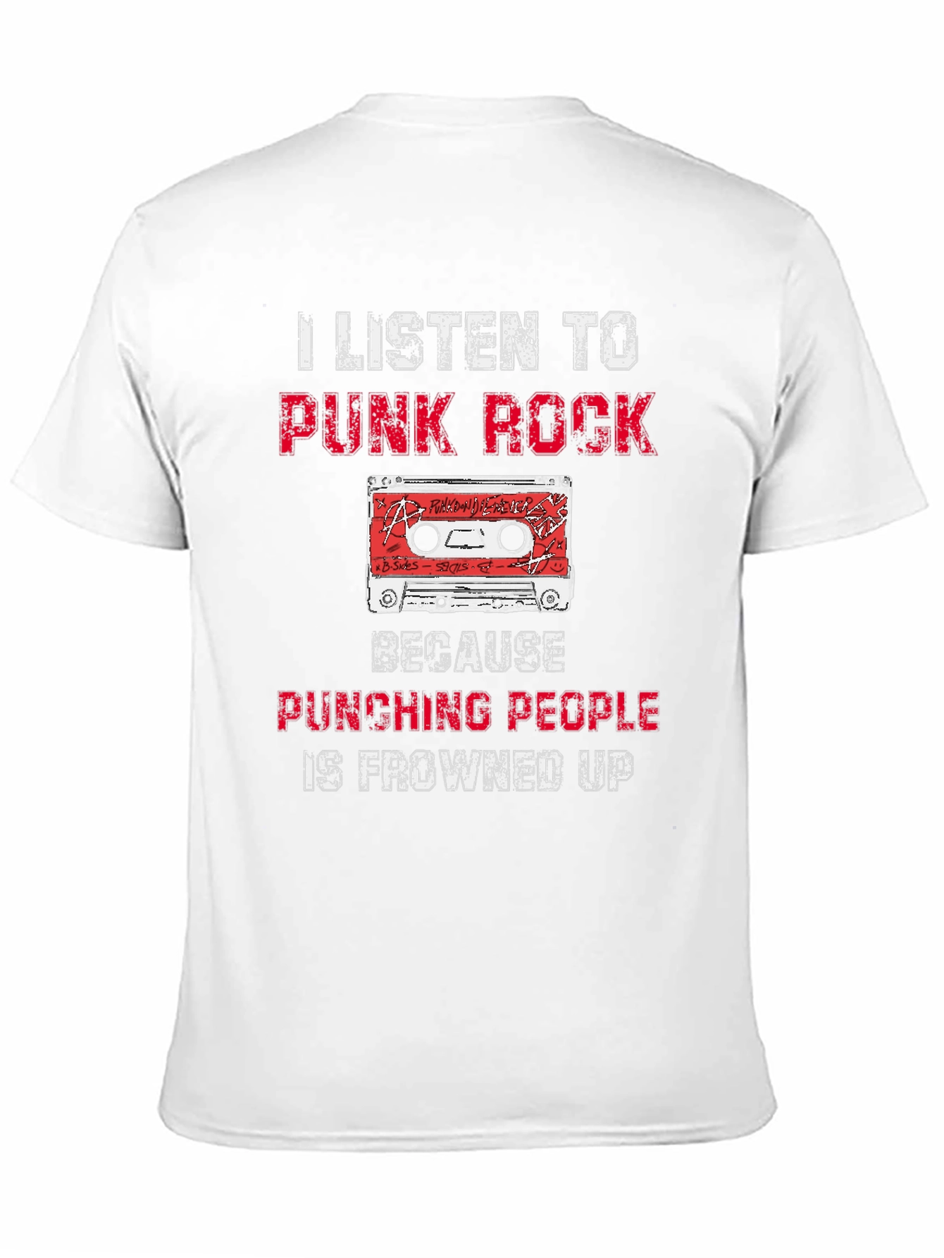 Punk Rock Cassette Funny T-Shirt
