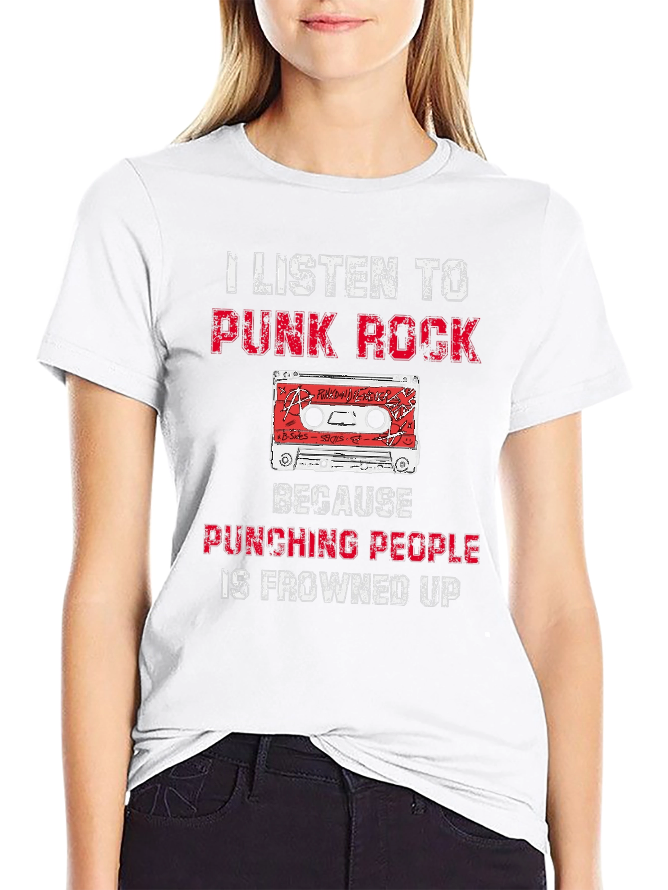Punk Rock Cassette Funny T-Shirt