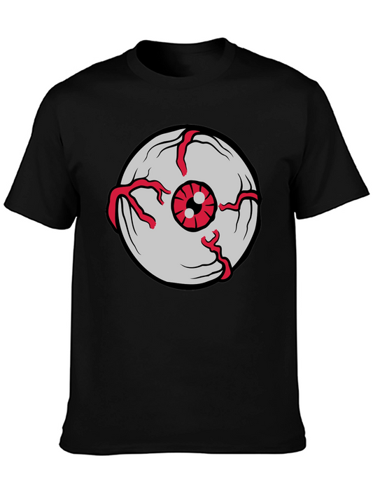 Eye See You Mens Black Graphic T-Shirt
