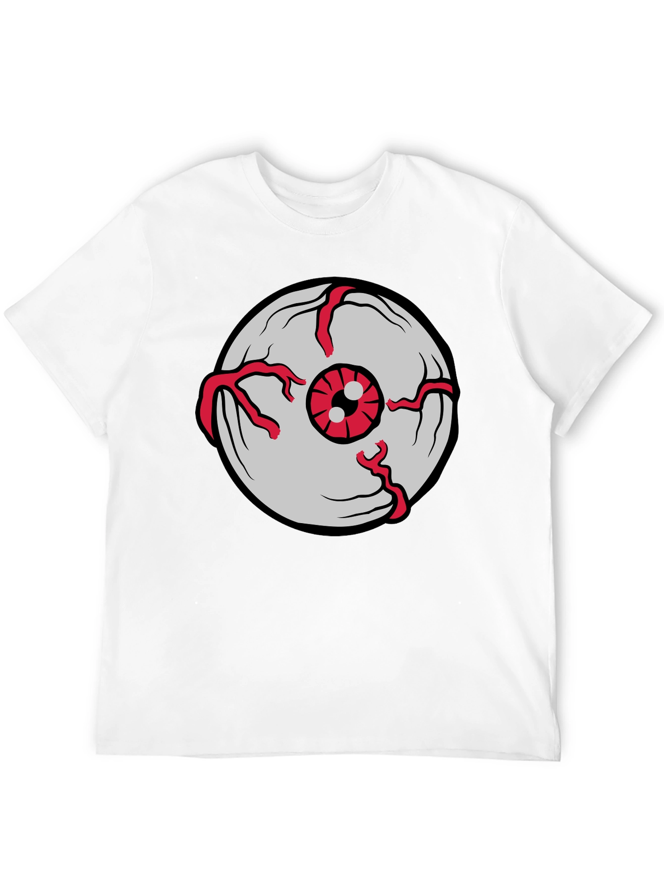 Eye See You Mens Black Graphic T-Shirt