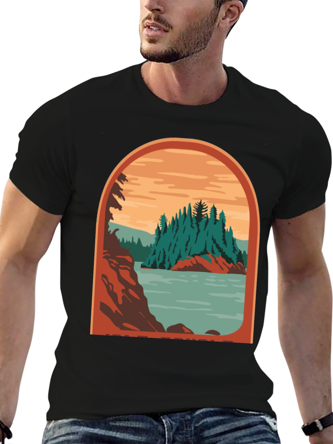 Retro Landscape Graphic Tee