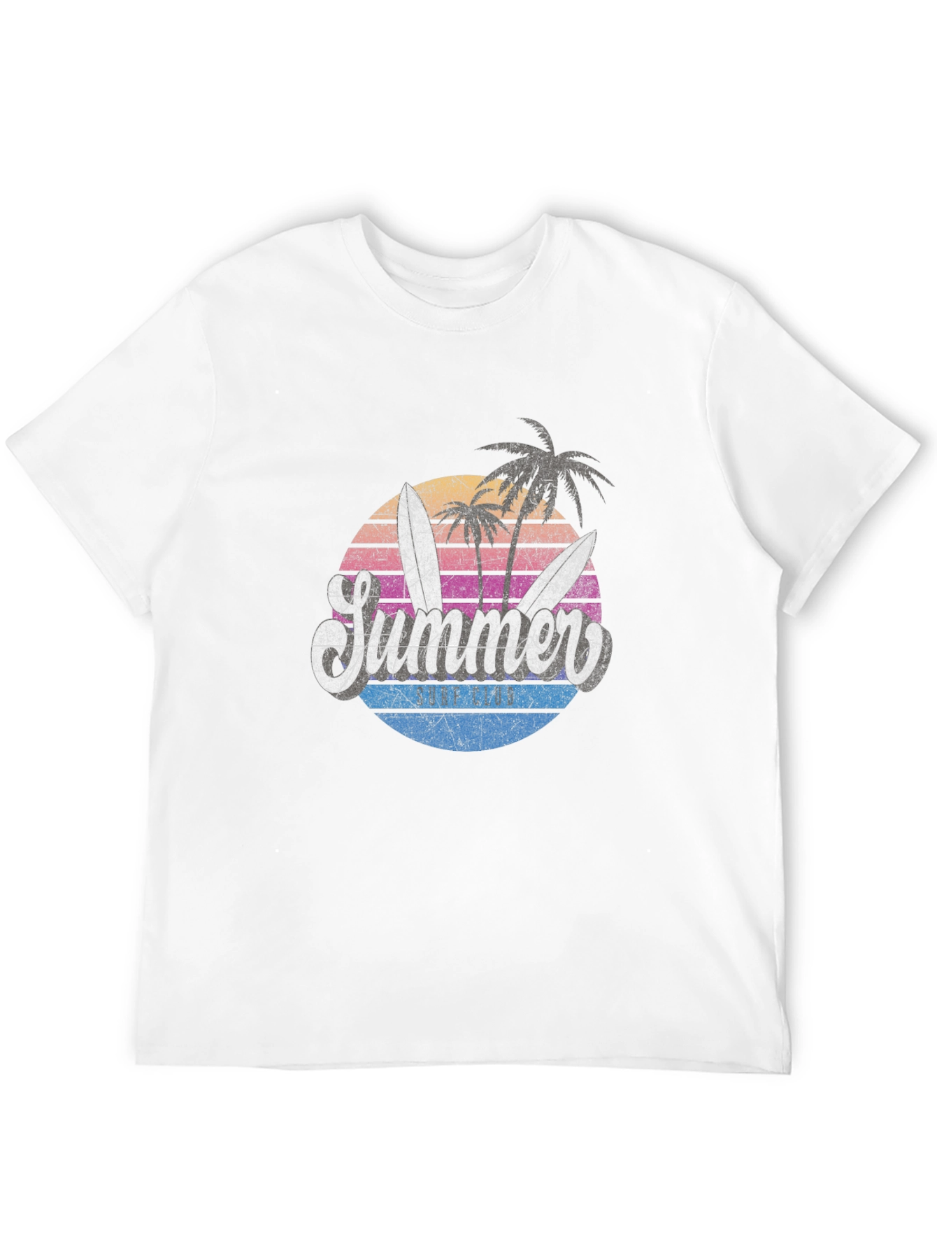 Summer Surf Club T-Shirt - Retro Beach Vibes
