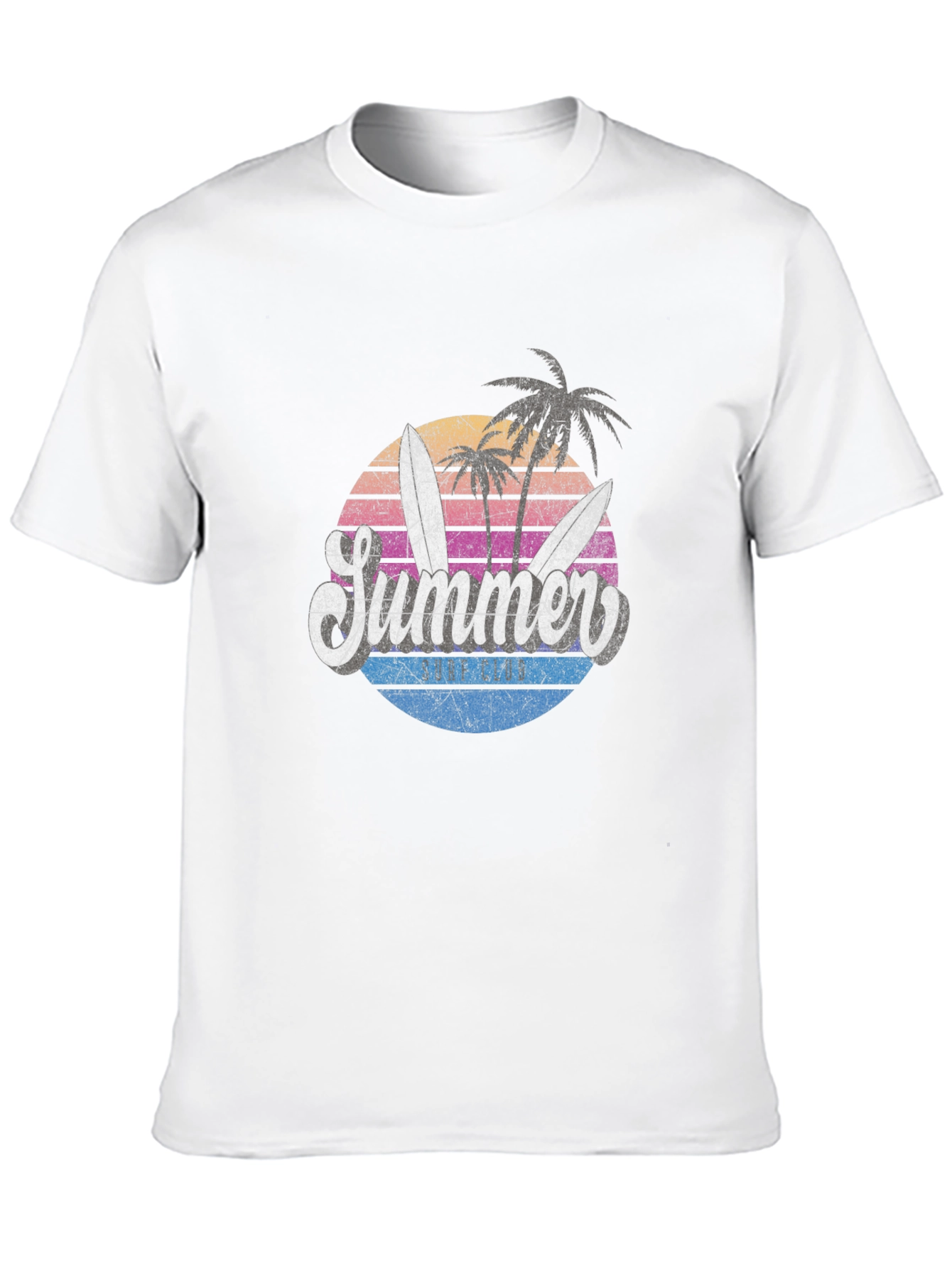 Summer Surf Club T-Shirt - Retro Beach Vibes