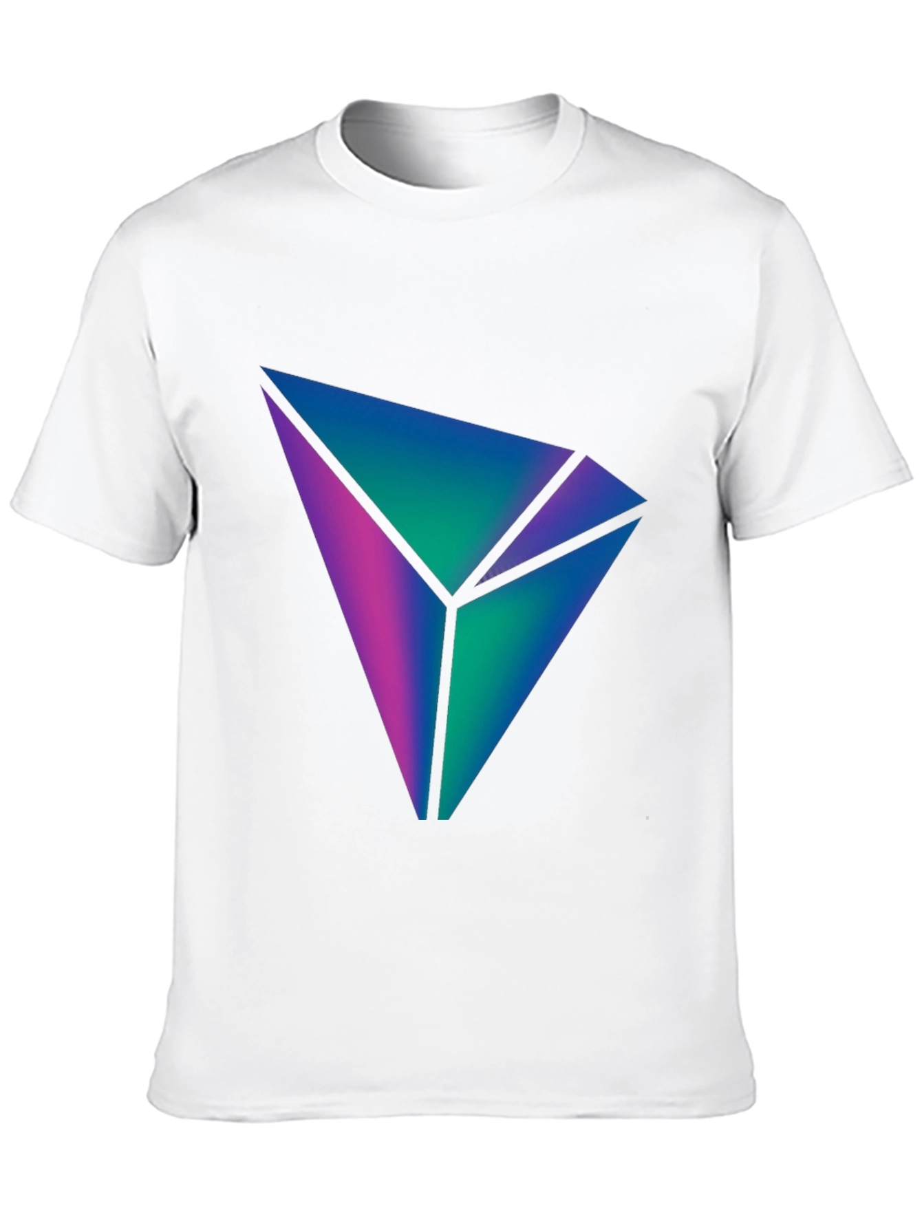 Geometric Gradient Design T-Shirt