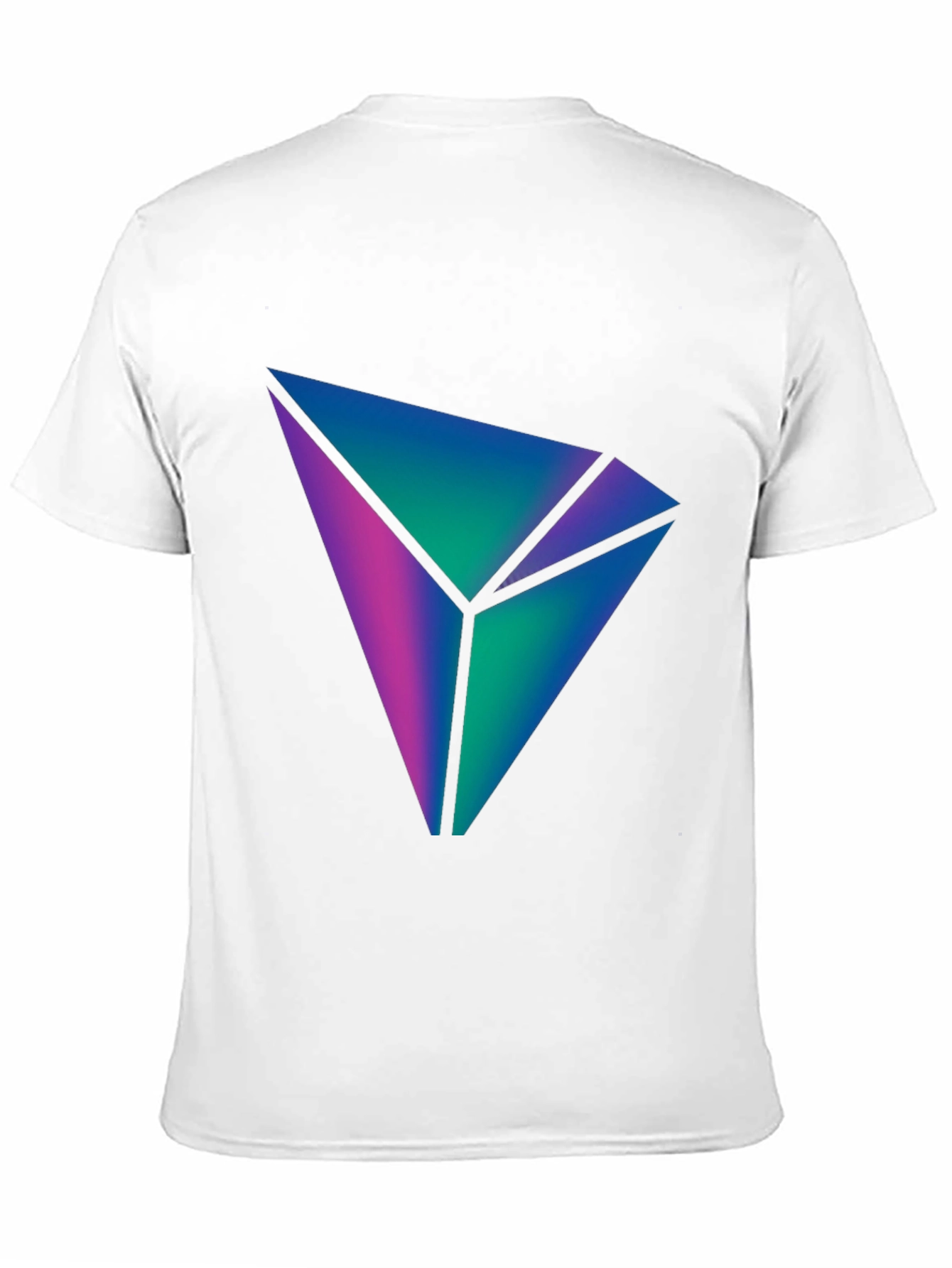 Geometric Gradient Design T-Shirt