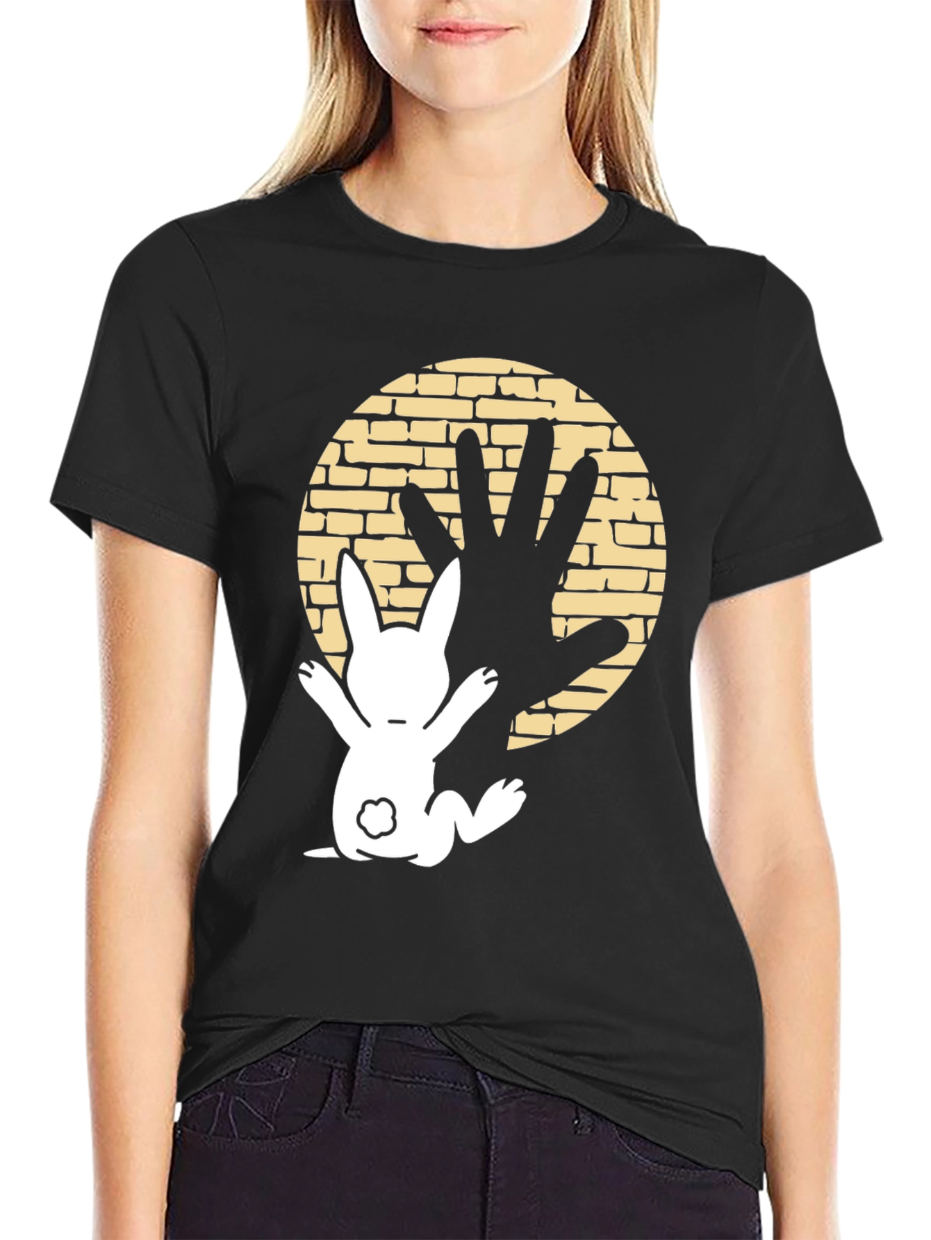 Bunny Shadow Hand T-Shirt