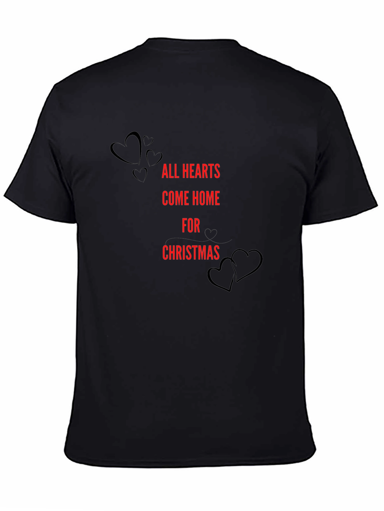Christmas Hearts Graphic Tee