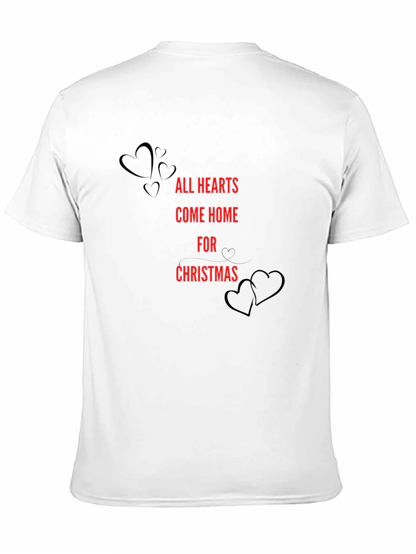 Christmas Hearts Graphic Tee