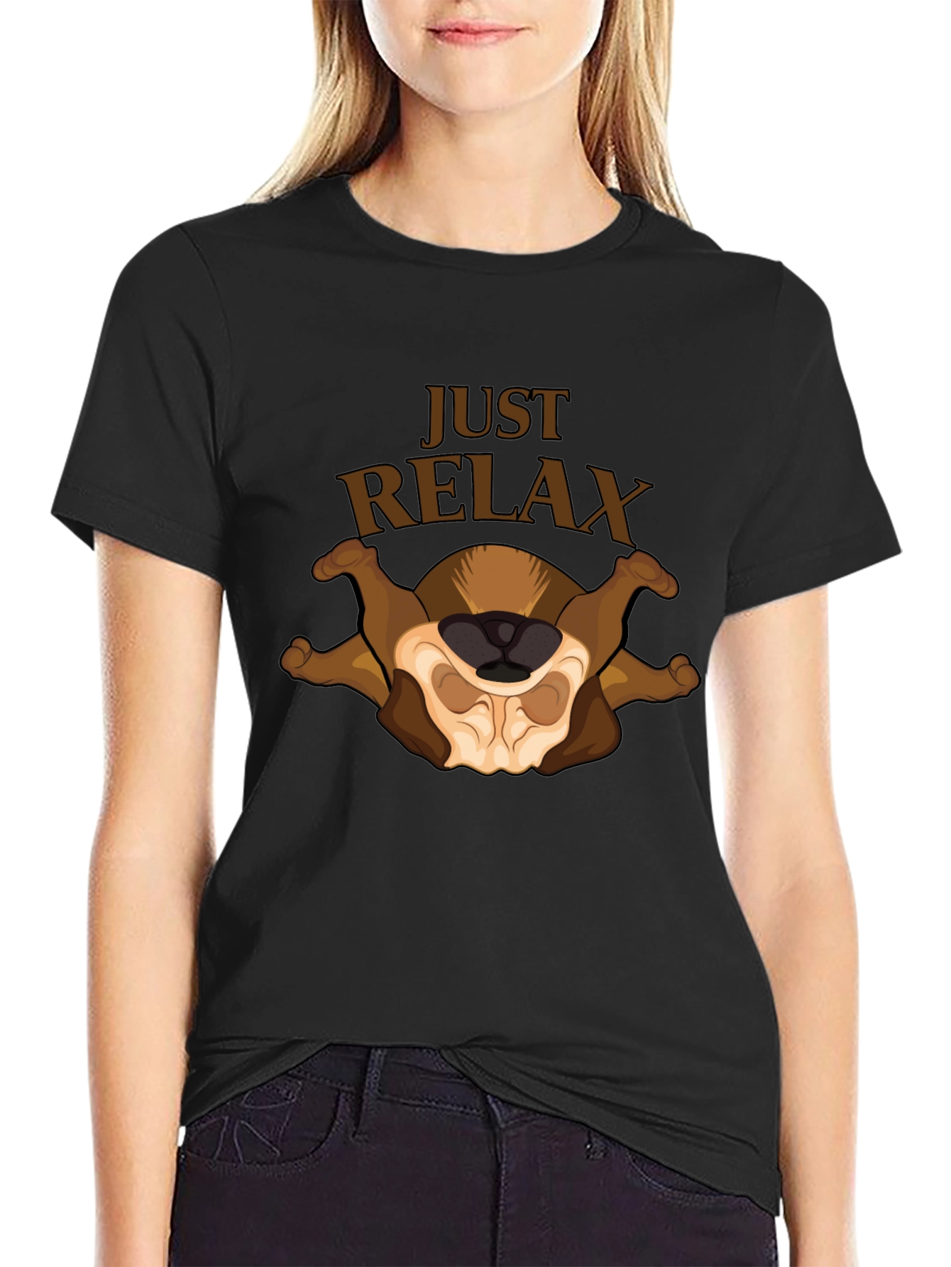 Just Relax Otter Graphic T-Shirt