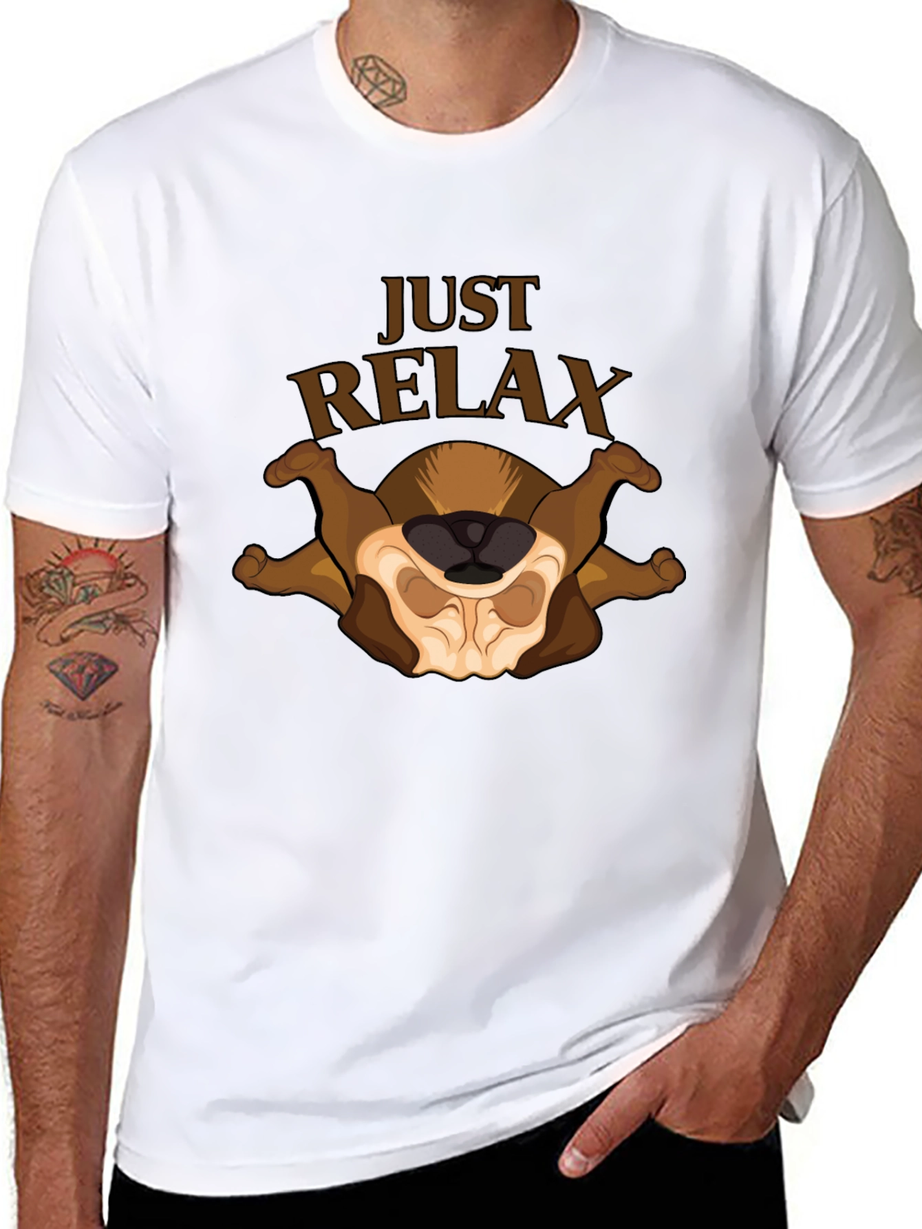 Just Relax Otter Graphic T-Shirt