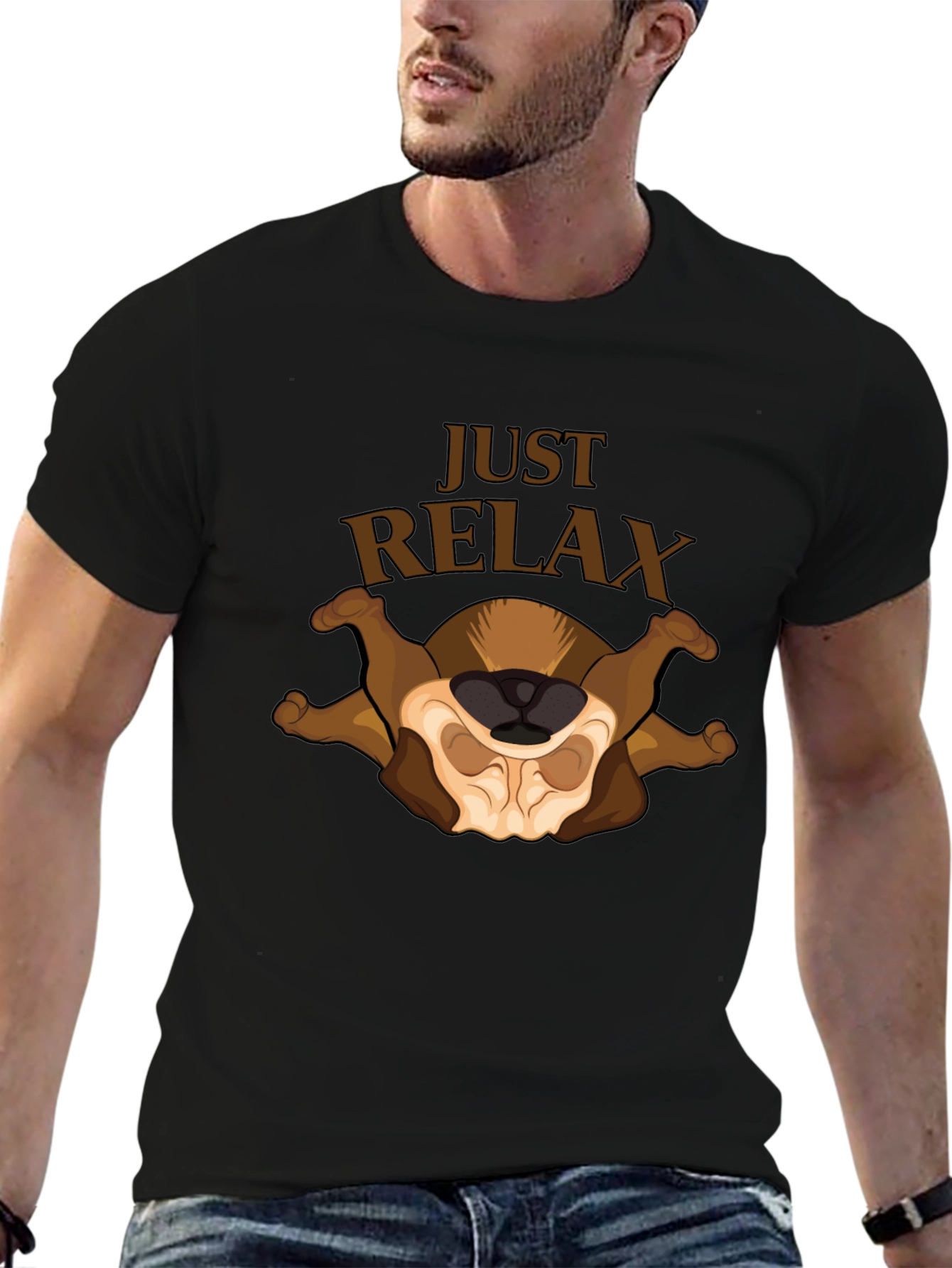 Just Relax Otter Graphic T-Shirt