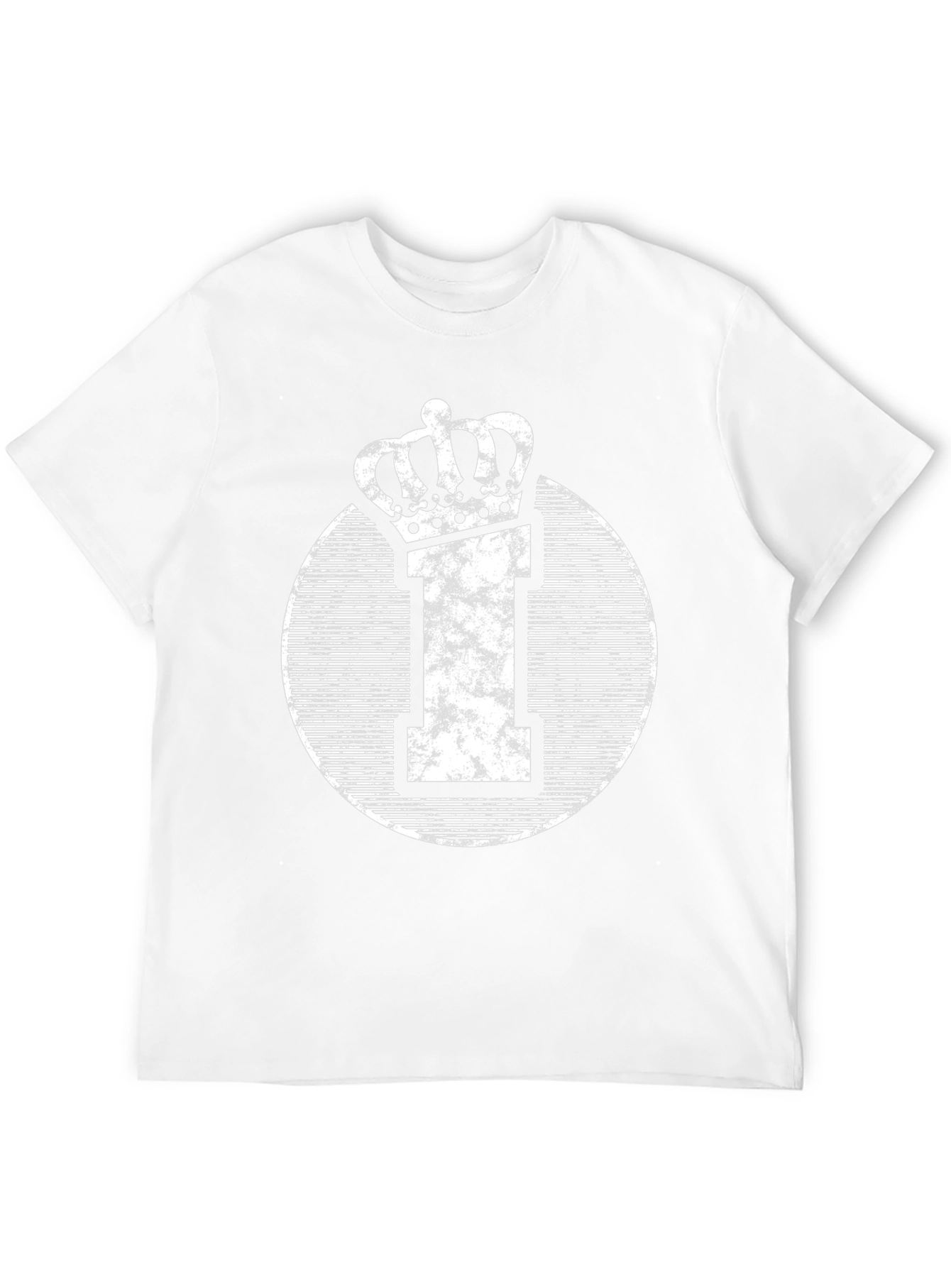 King Initial I Graphic Tee - Black