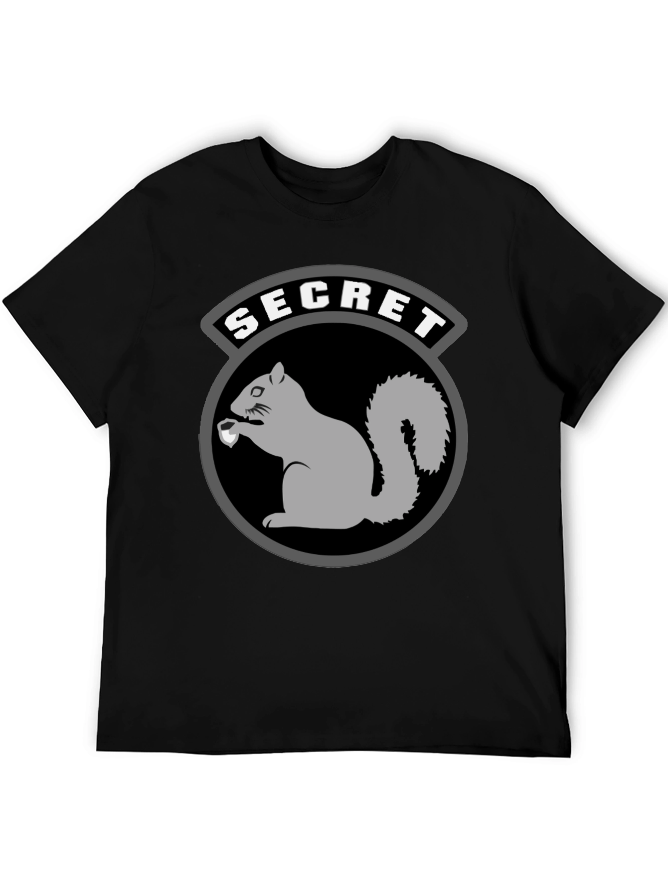 Secret Squirrel T-Shirt - Black Graphic Tee