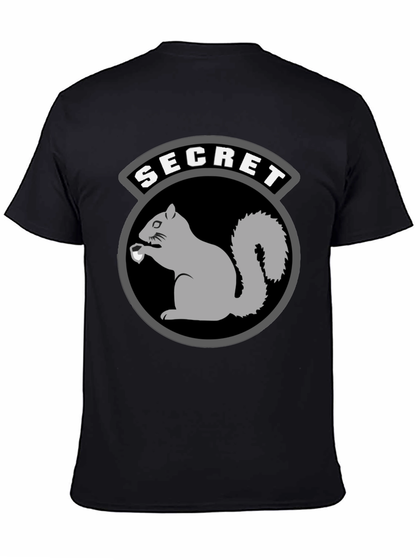 Secret Squirrel T-Shirt - Black Graphic Tee