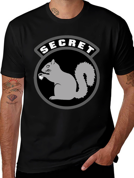 Secret Squirrel T-Shirt - Black Graphic Tee