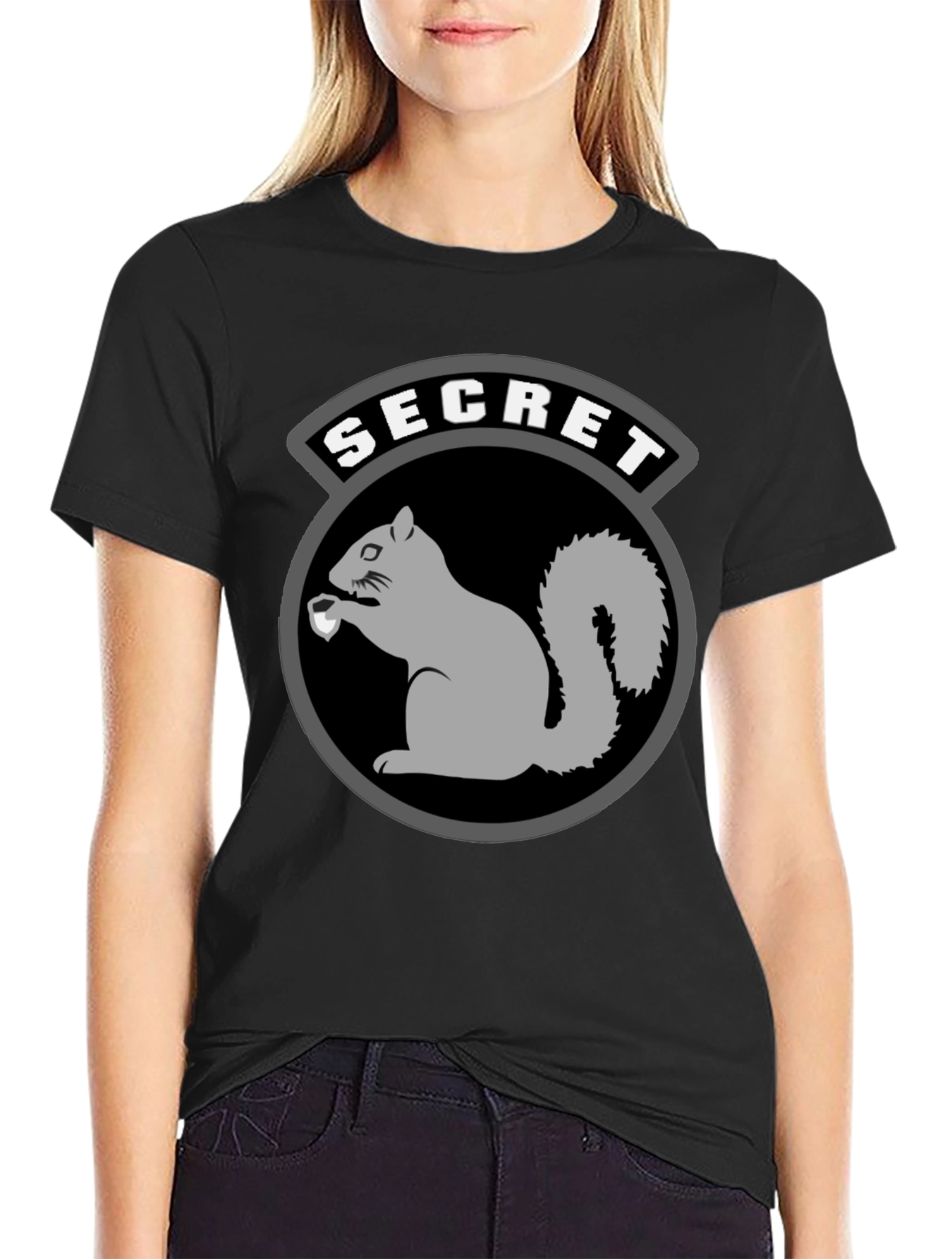Secret Squirrel T-Shirt - Black Graphic Tee