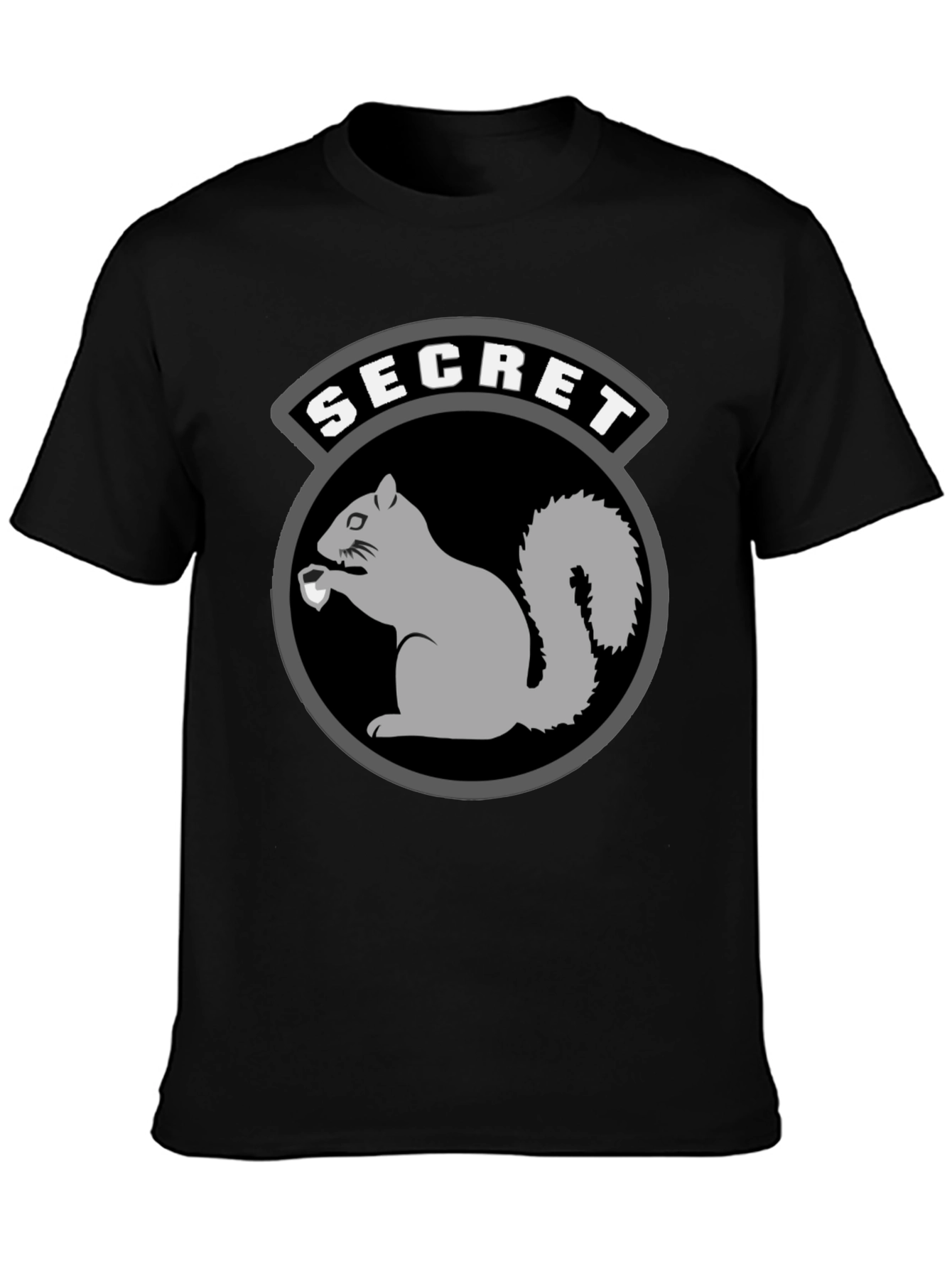 Secret Squirrel T-Shirt - Black Graphic Tee
