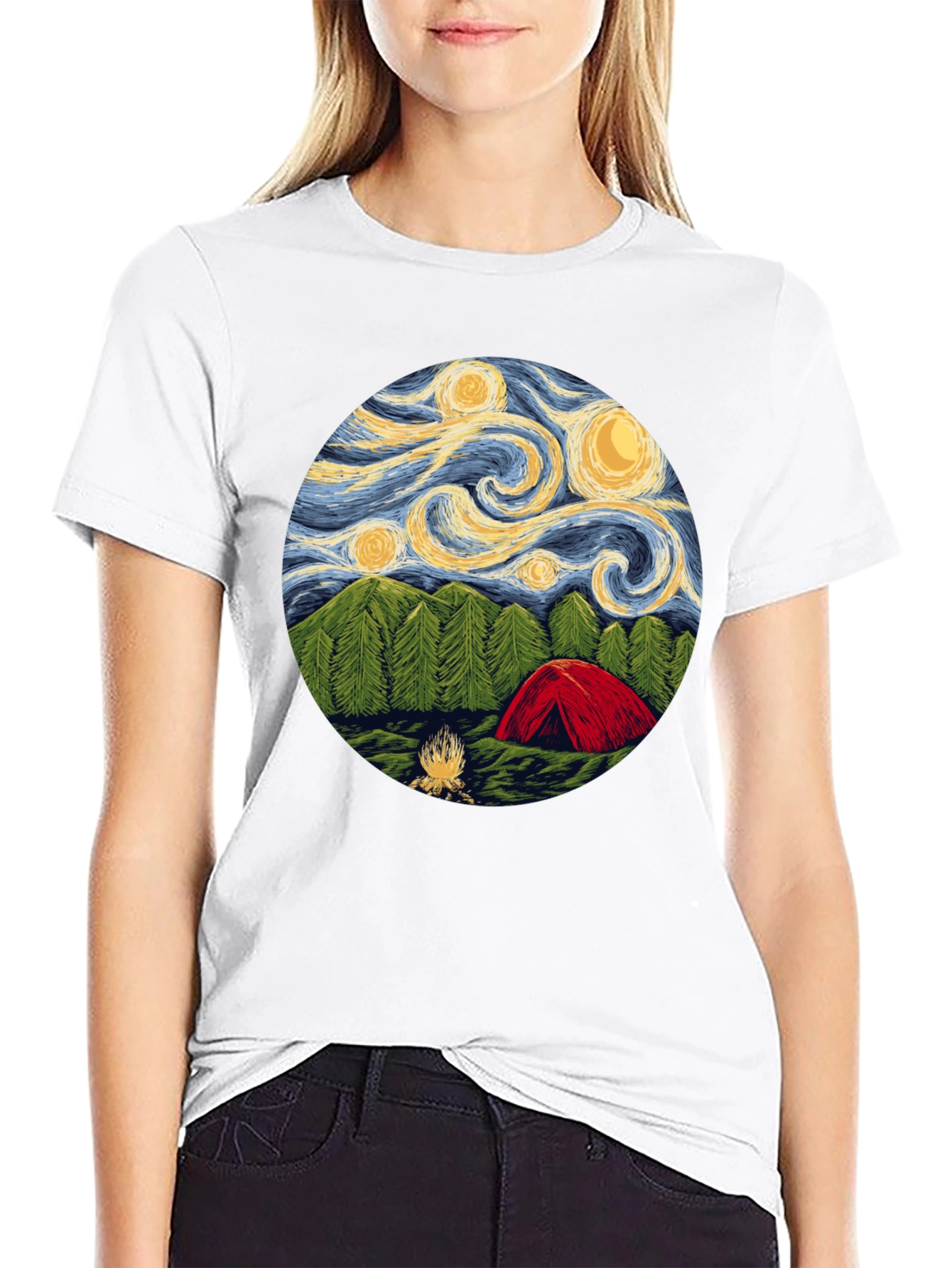 Starry Night Camping T-Shirt