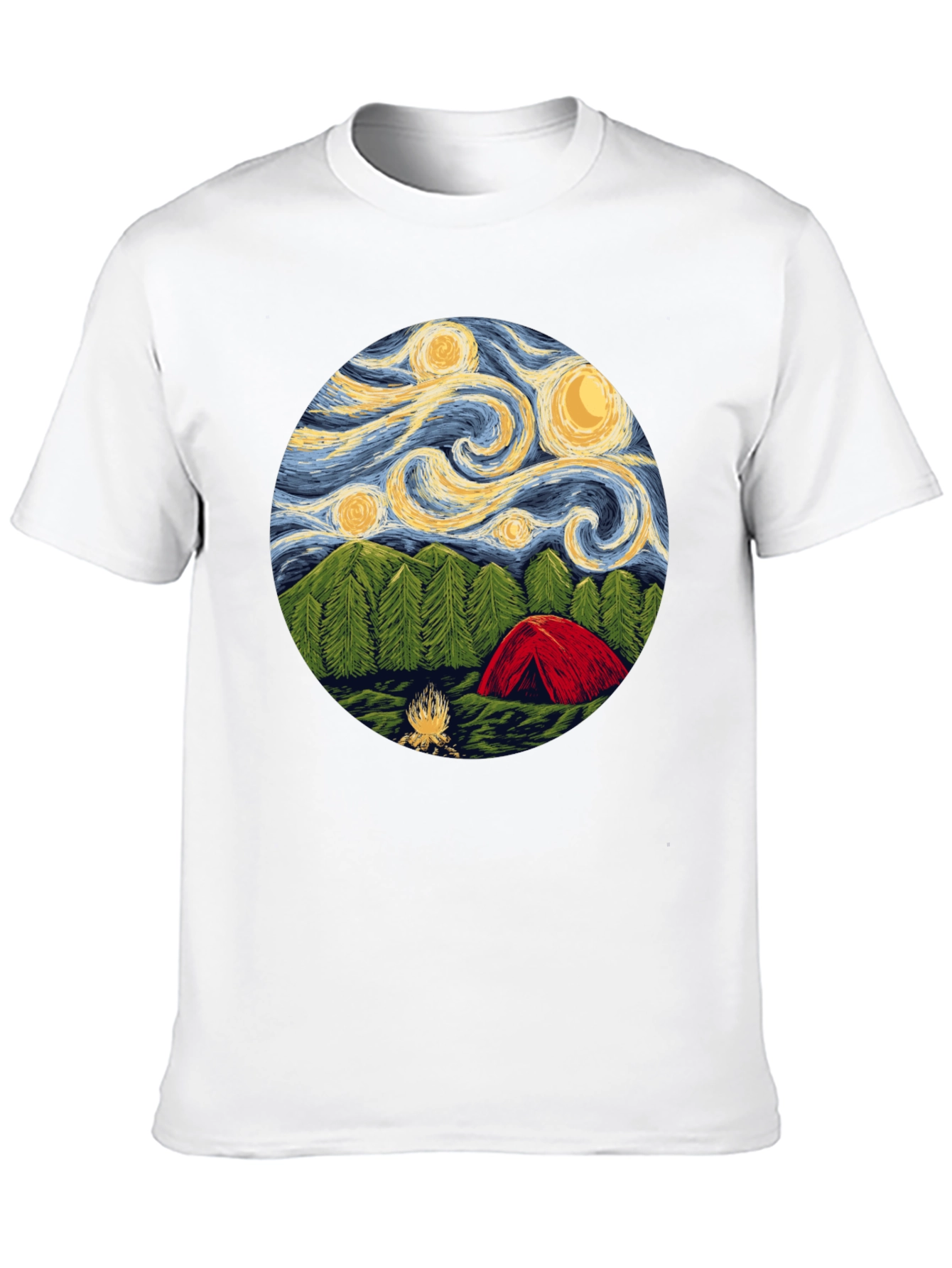 Starry Night Camping T-Shirt