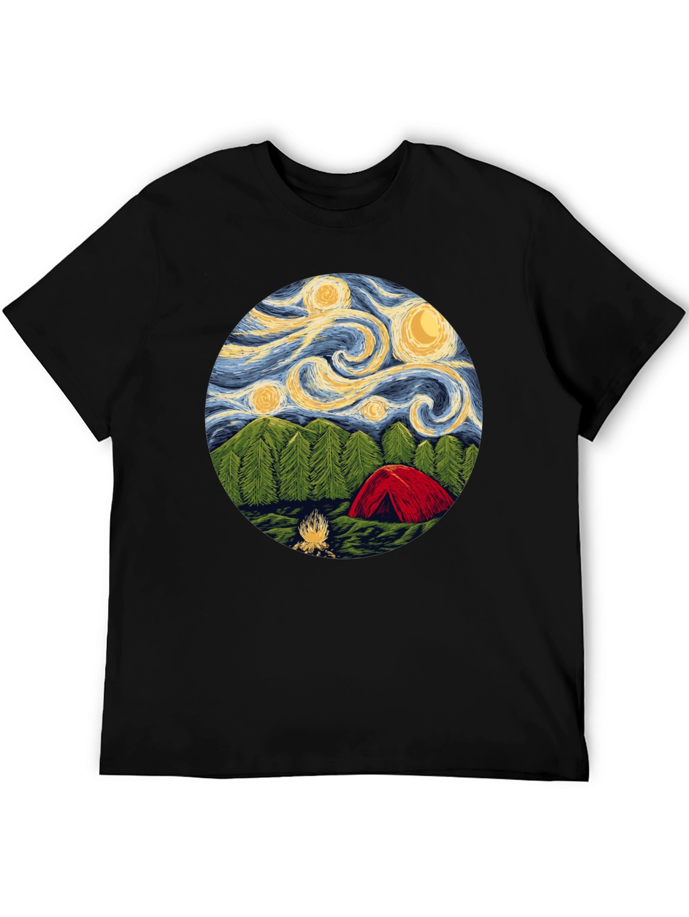 Starry Night Camping T-Shirt