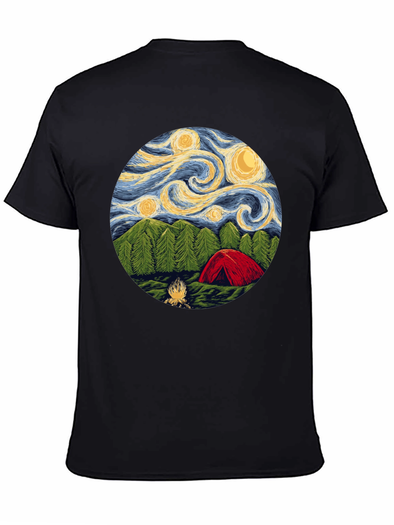 Starry Night Camping T-Shirt