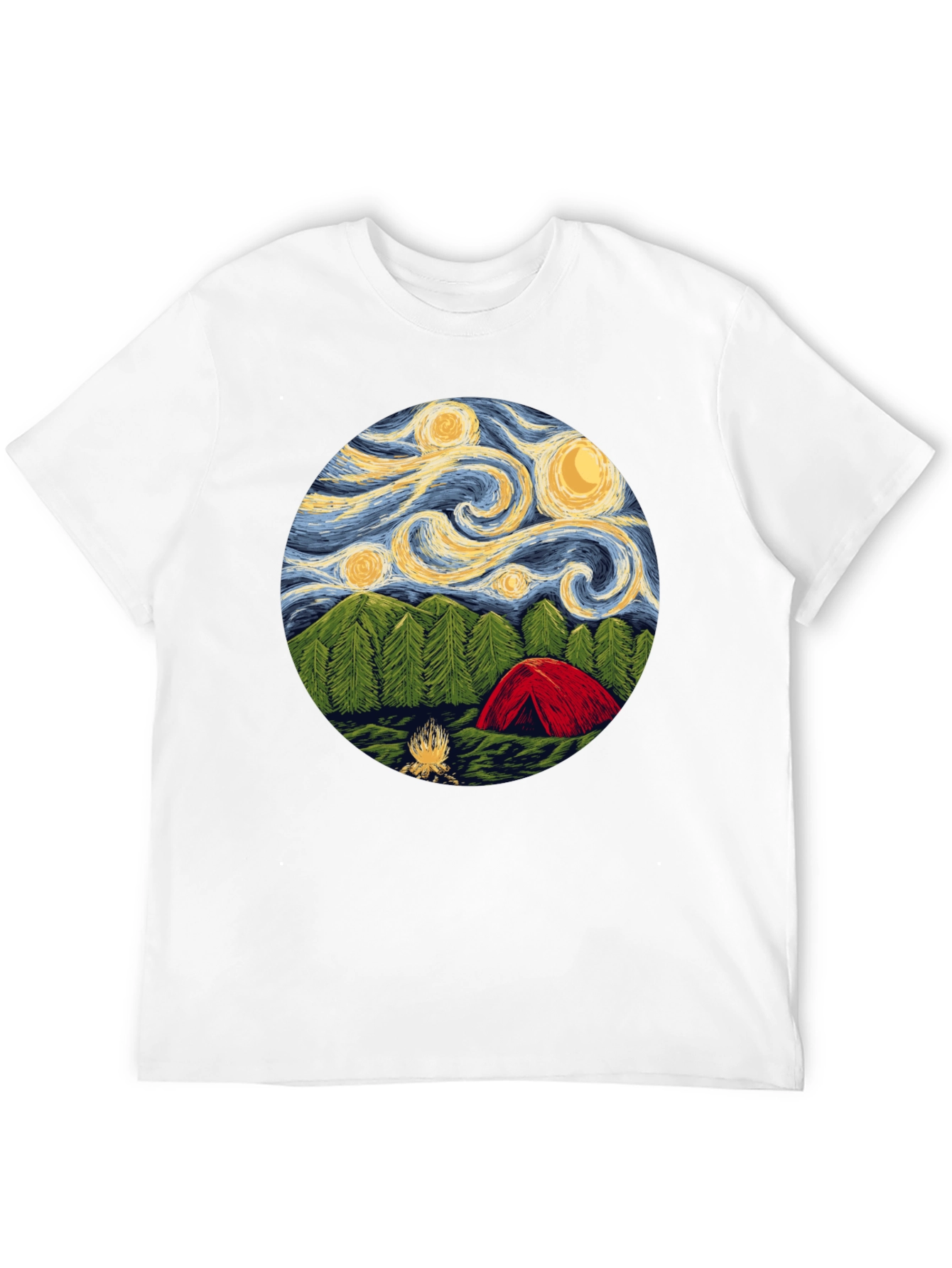 Starry Night Camping T-Shirt