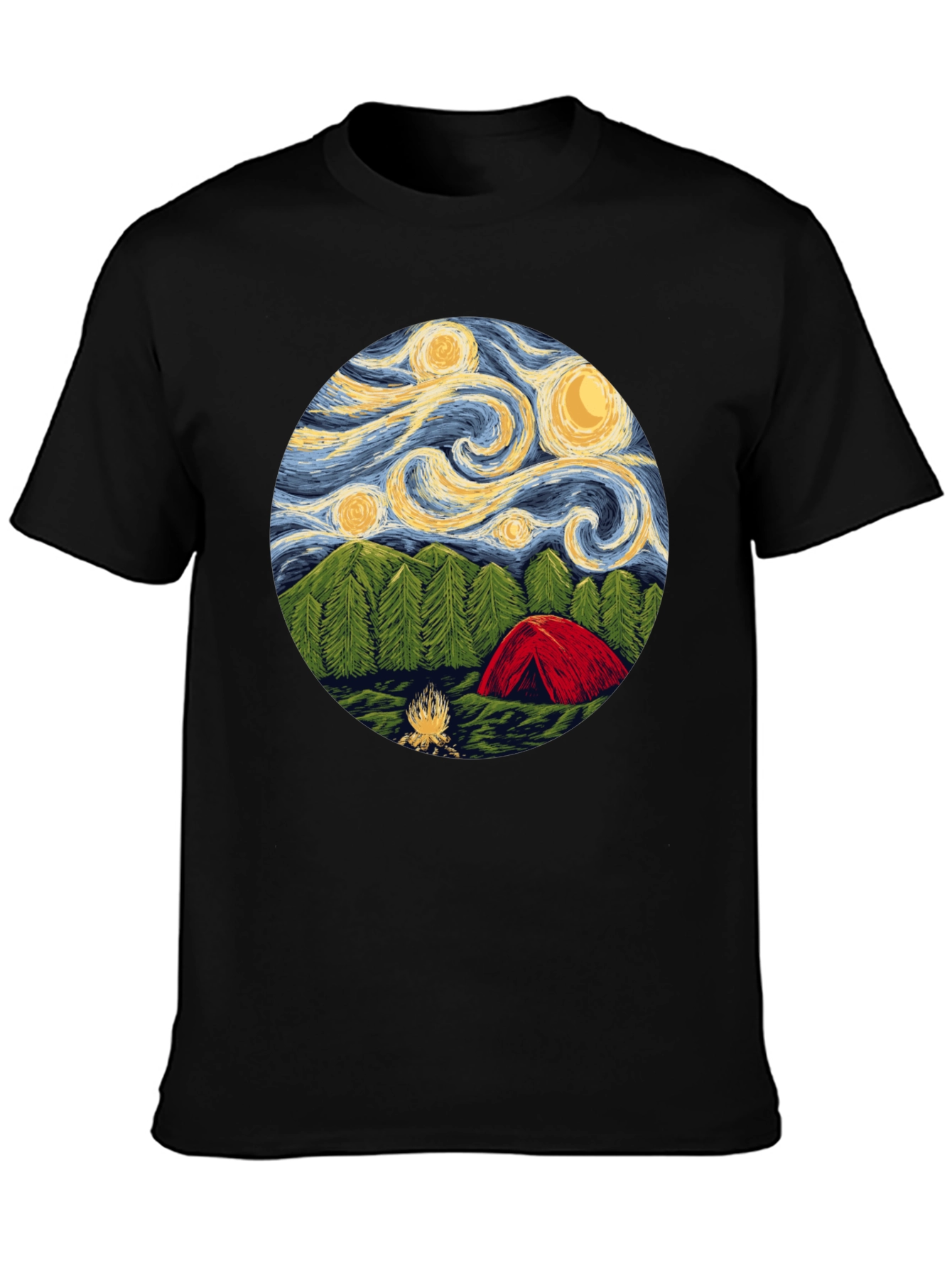 Starry Night Camping T-Shirt