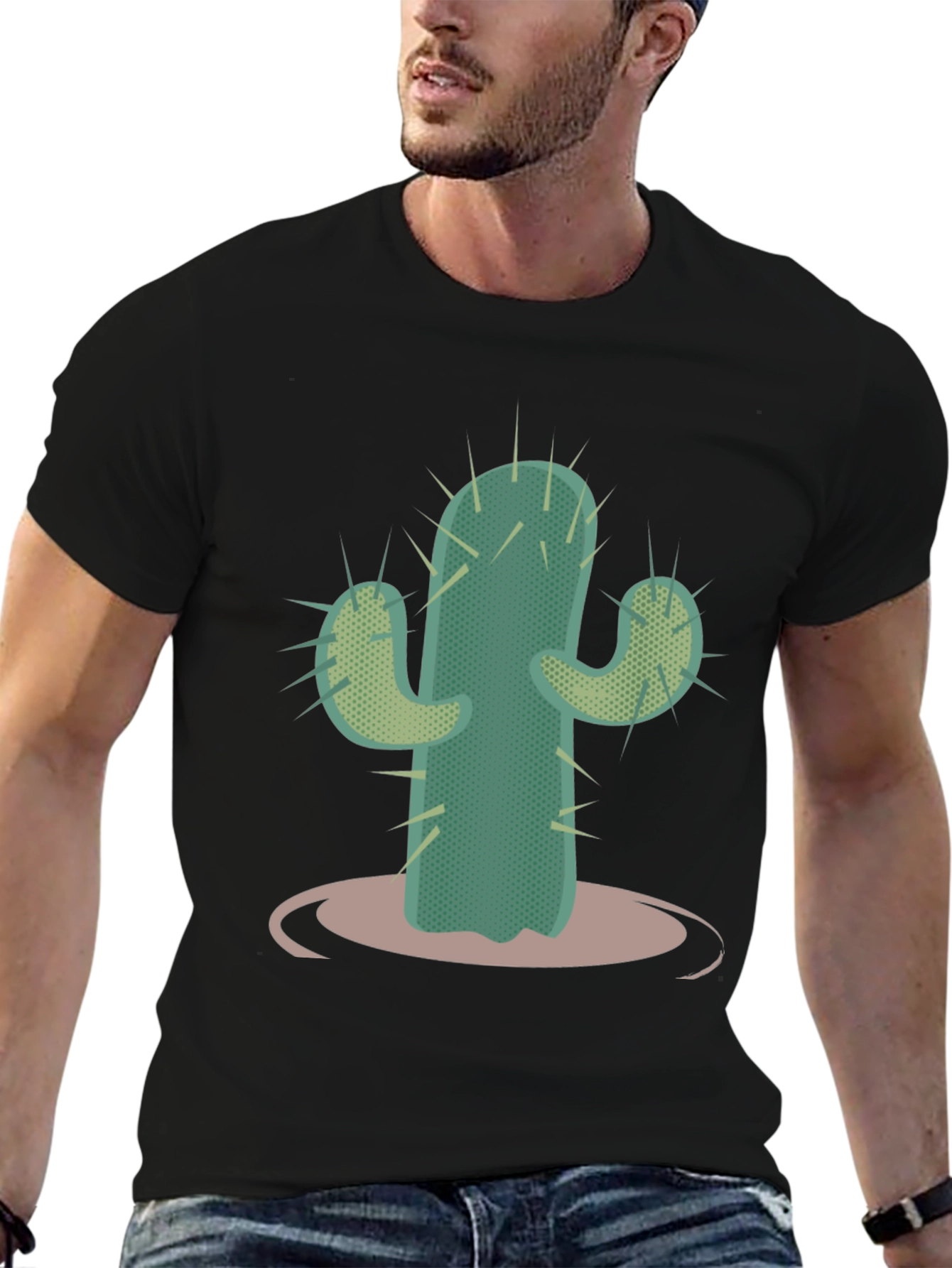 Cactus Graphic Tee - Cool Desert Style
