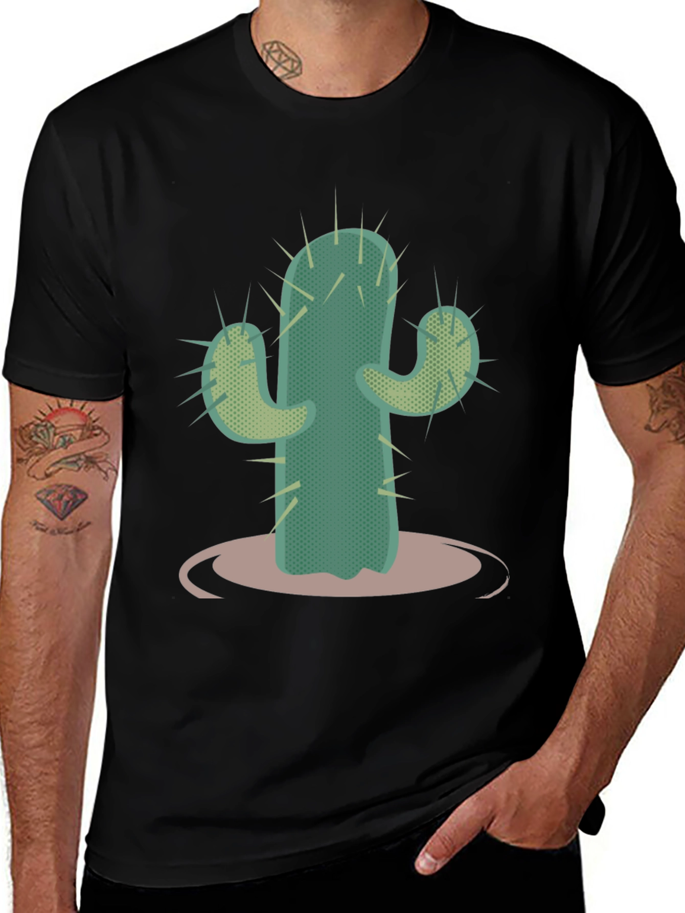 Cactus Graphic Tee - Cool Desert Style
