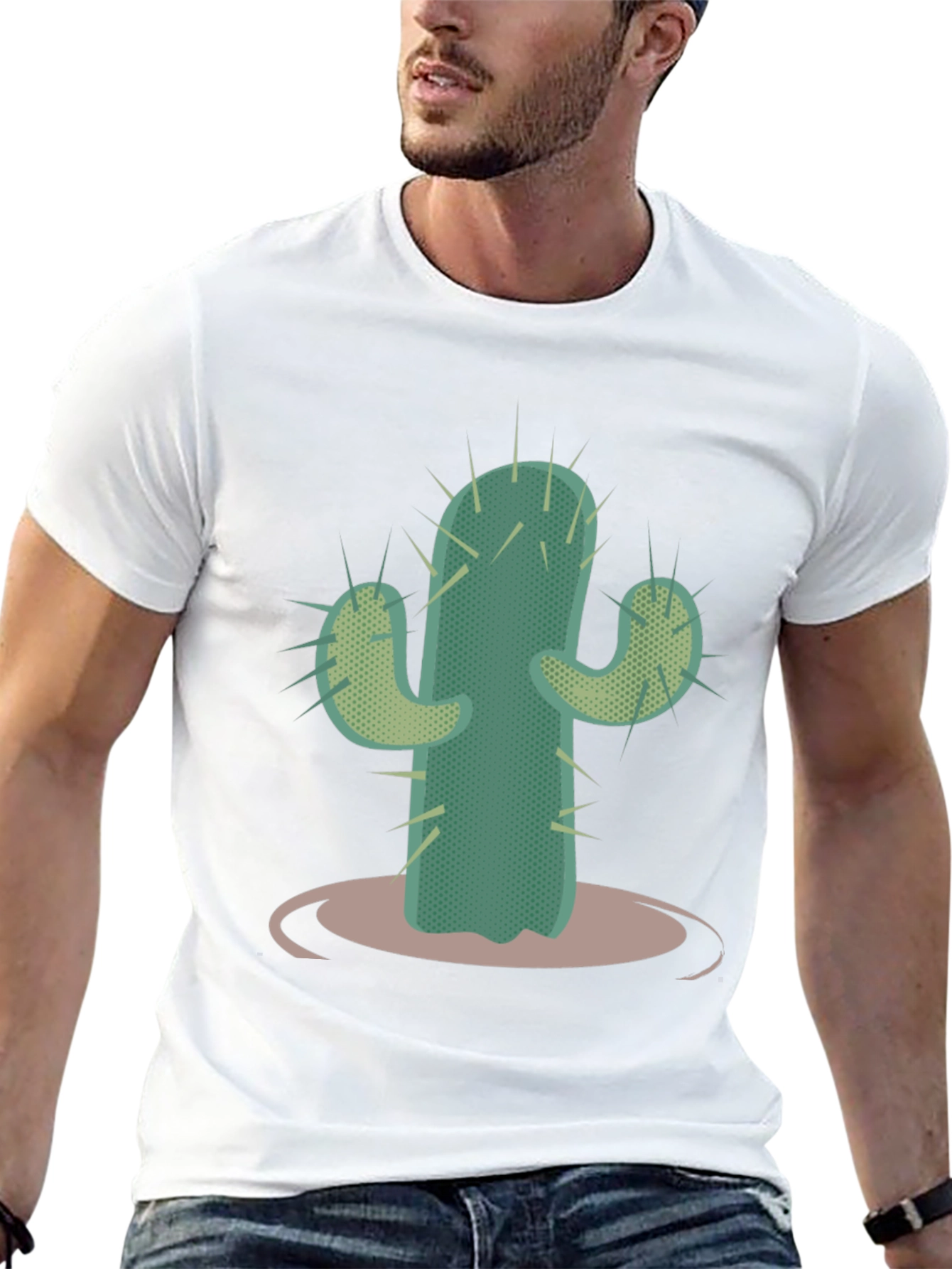 Cactus Graphic Tee - Cool Desert Style