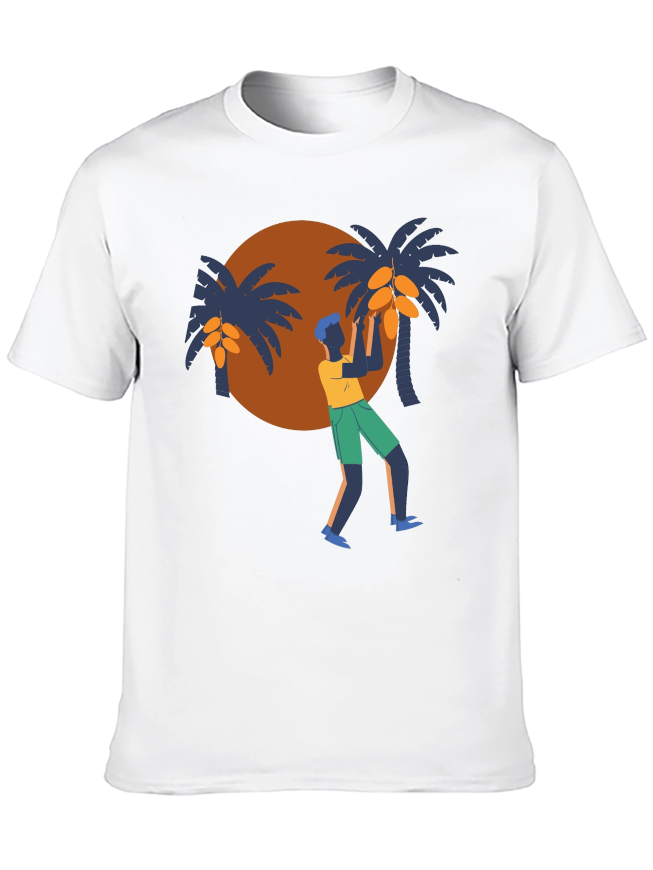 Tropical Harvest Black T-Shirt