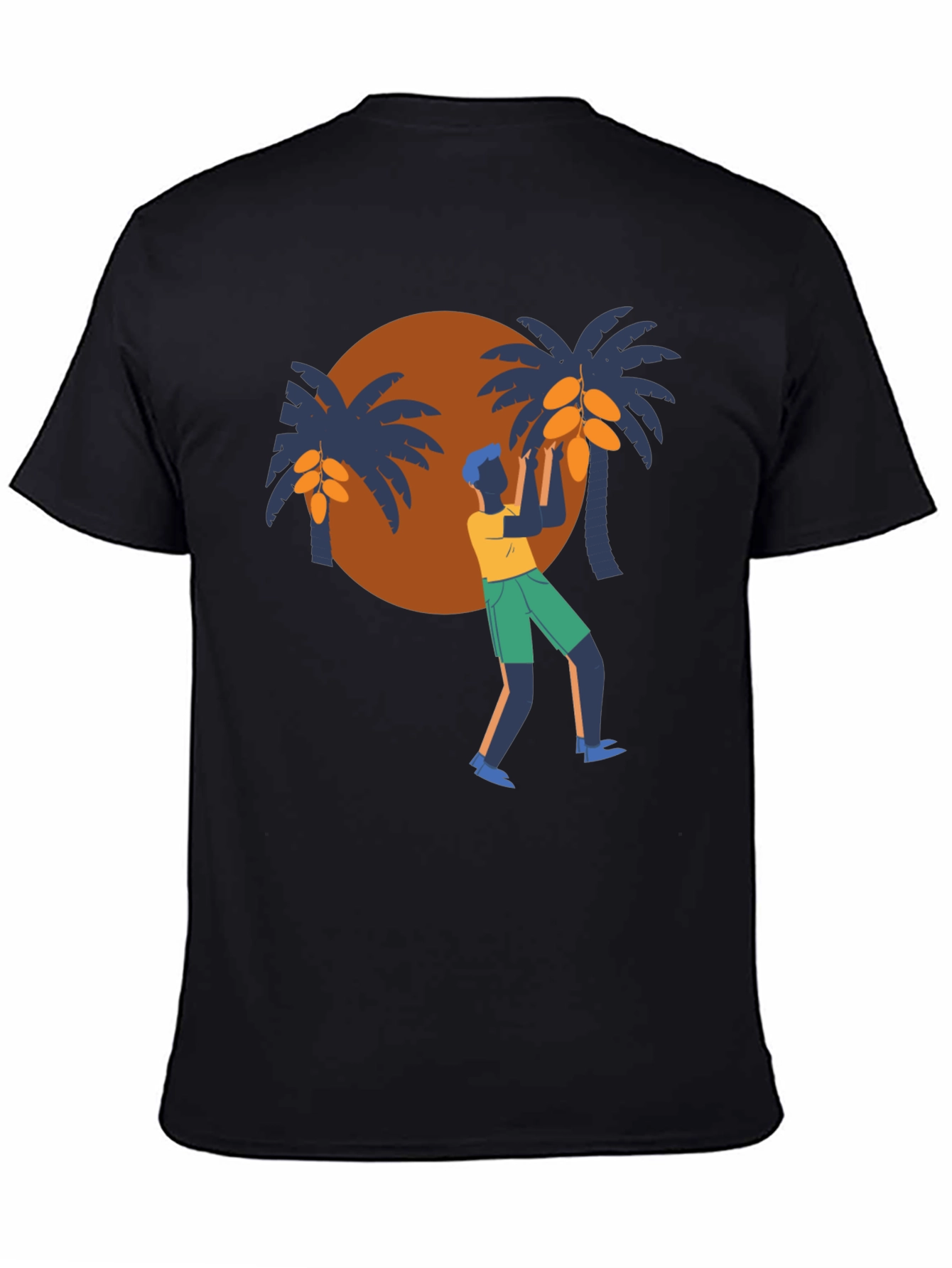 Tropical Harvest Black T-Shirt