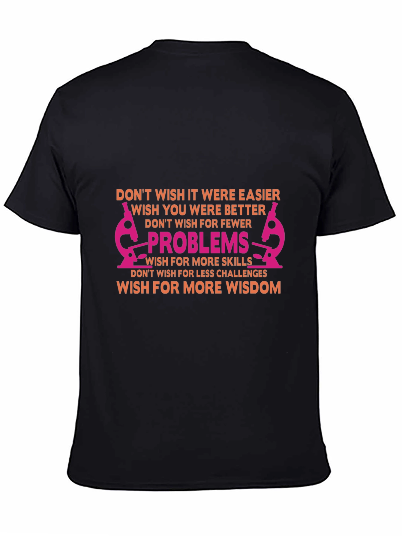 Inspirational Science T-Shirt - Solve Problems Gain Wisdom