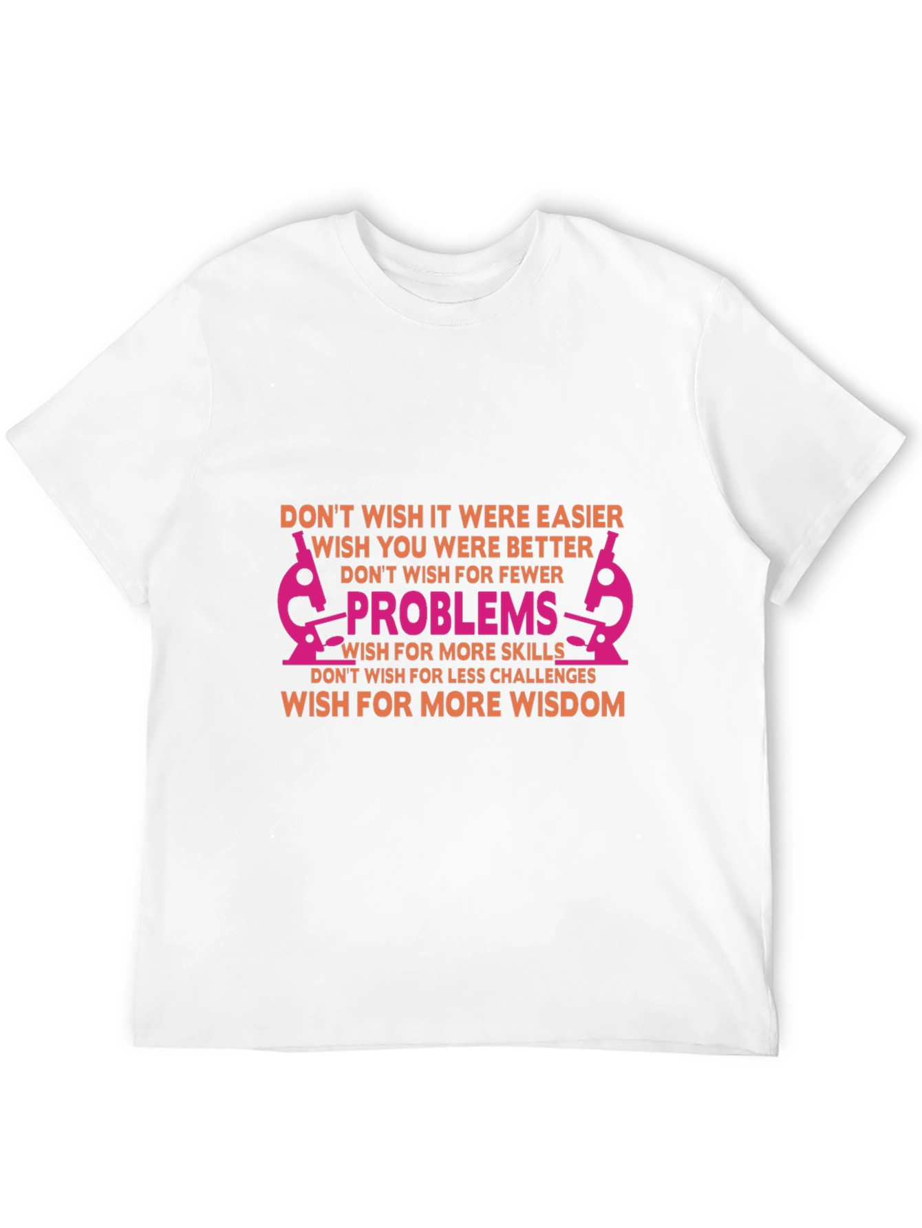 Inspirational Science T-Shirt - Solve Problems Gain Wisdom
