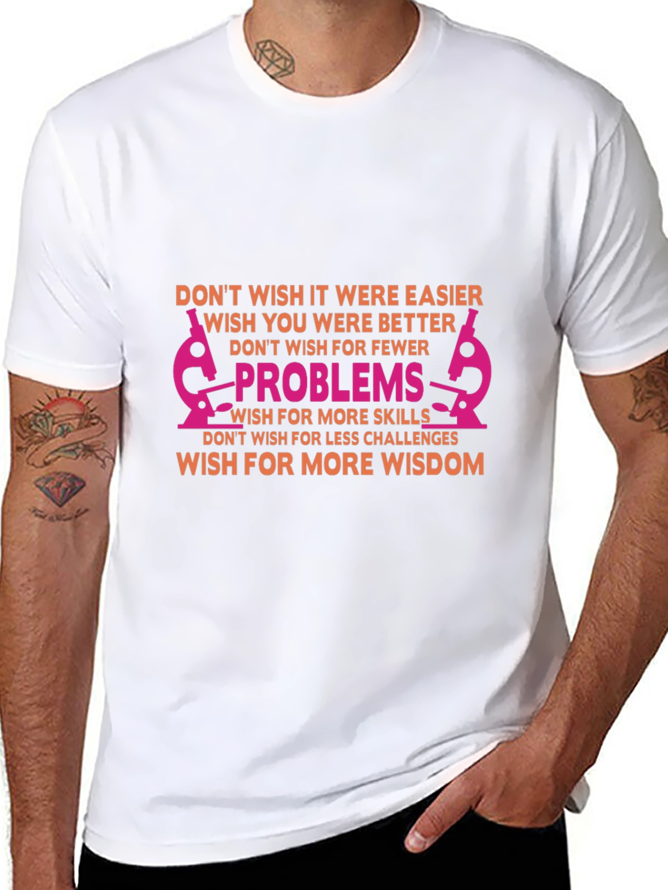 Inspirational Science T-Shirt - Solve Problems Gain Wisdom