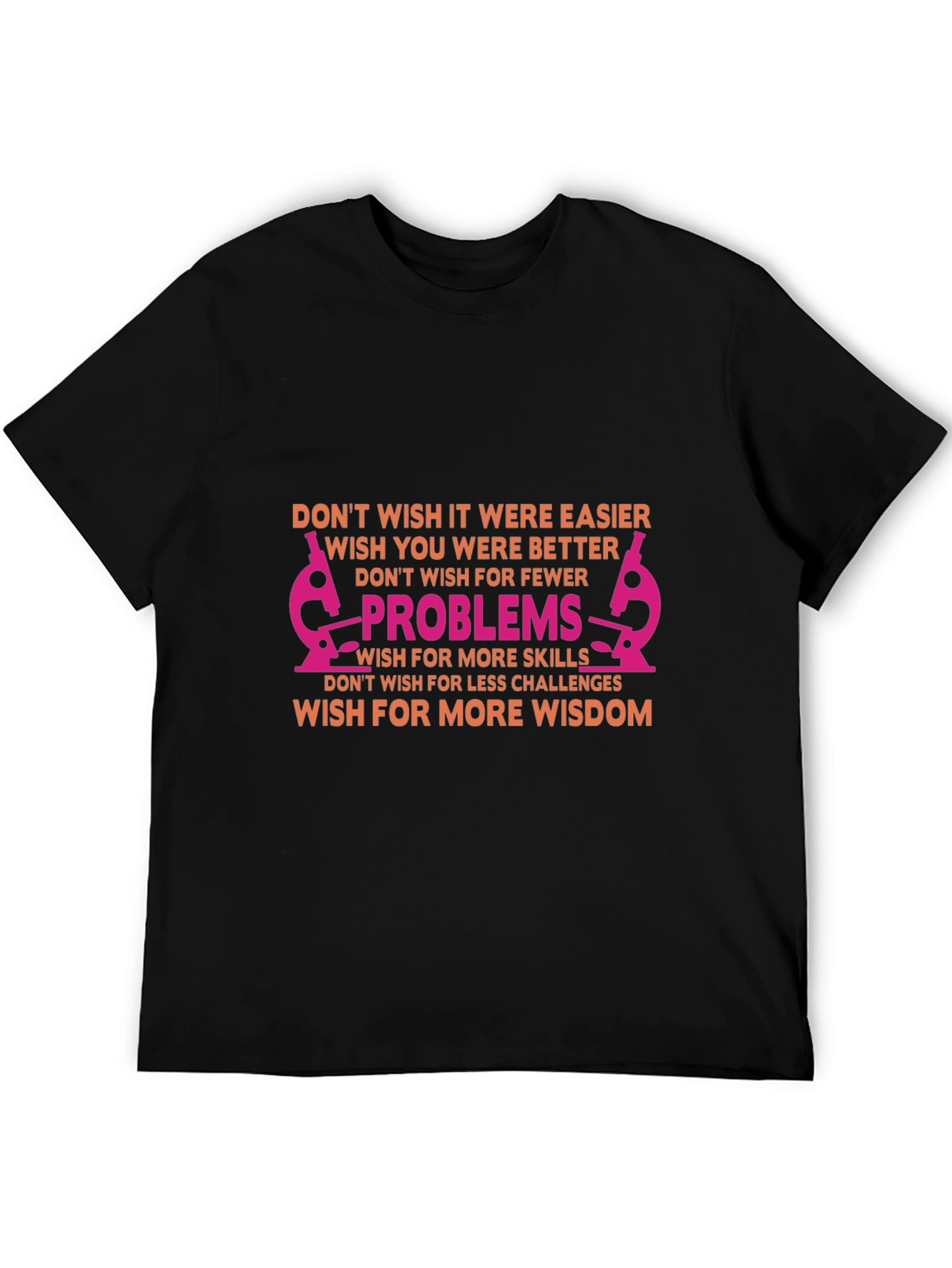 Inspirational Science T-Shirt - Solve Problems Gain Wisdom