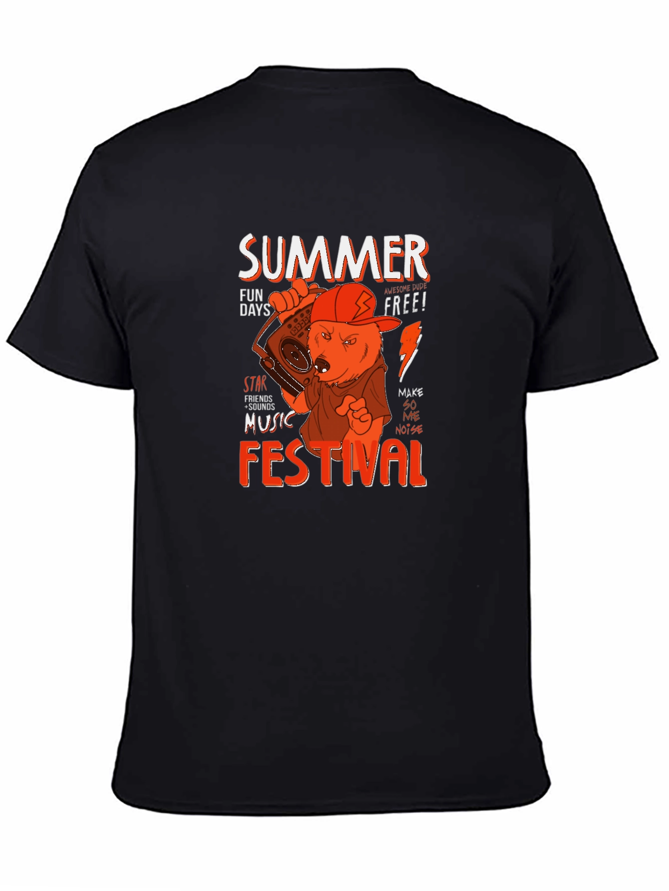 Summer Music Festival Graphic T-Shirt