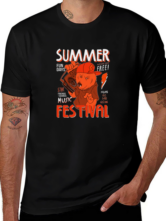 Summer Music Festival Graphic T-Shirt