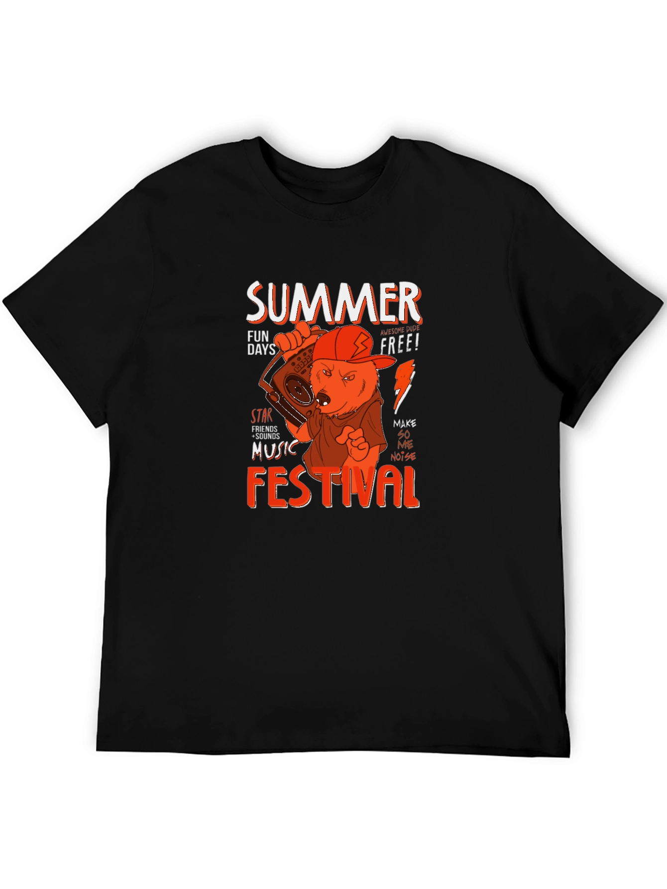 Summer Music Festival Graphic T-Shirt