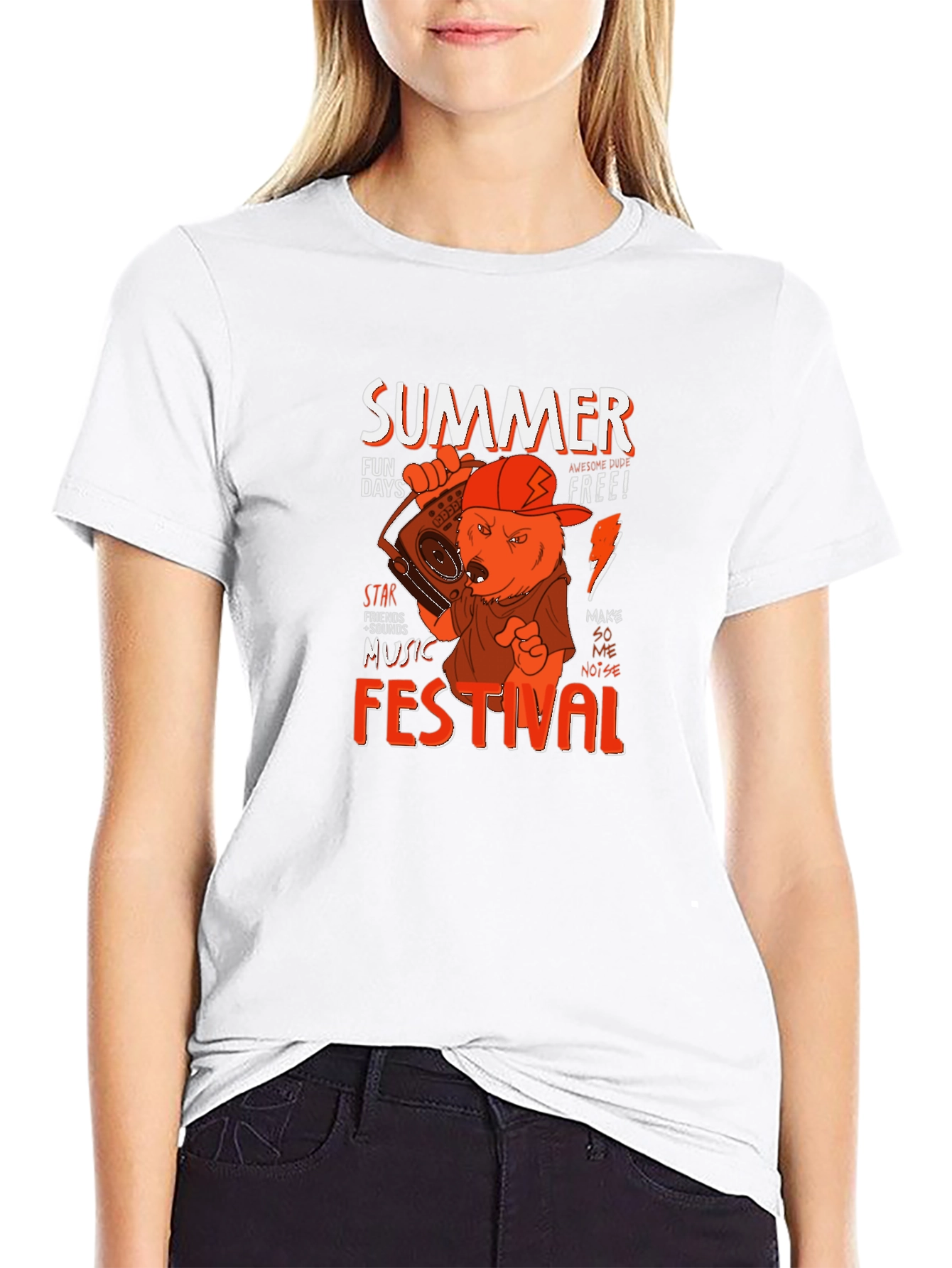 Summer Music Festival Graphic T-Shirt