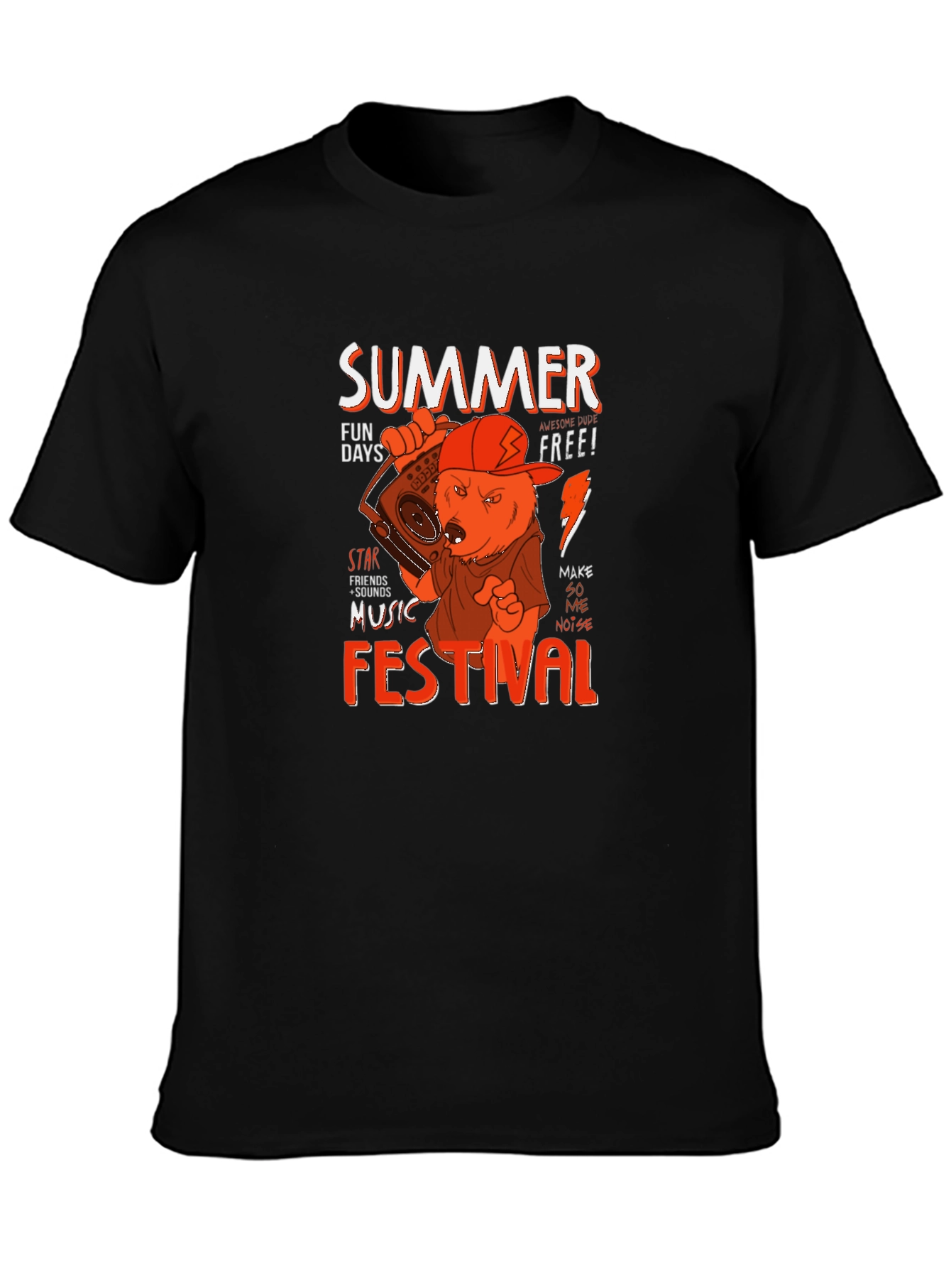 Summer Music Festival Graphic T-Shirt