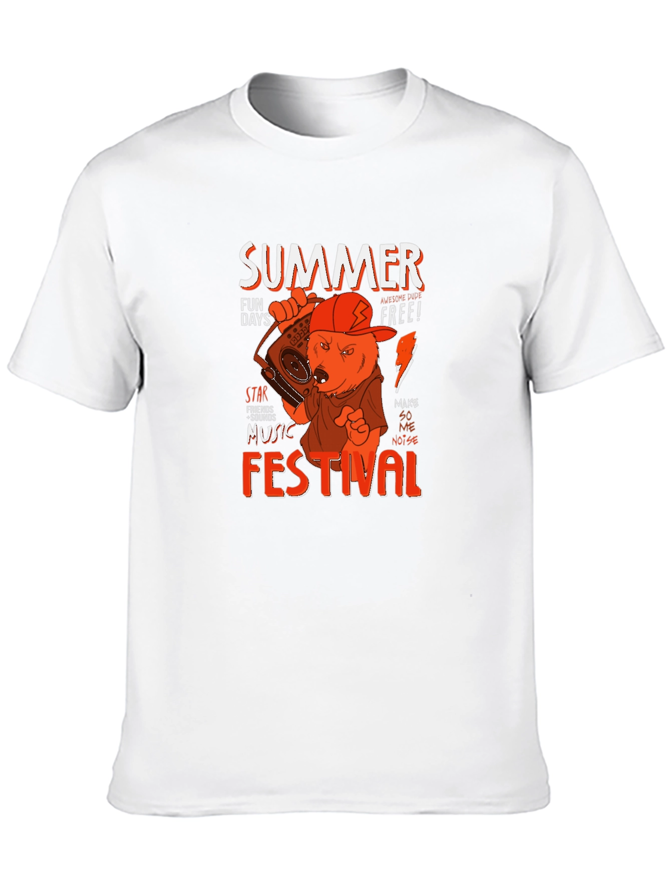 Summer Music Festival Graphic T-Shirt