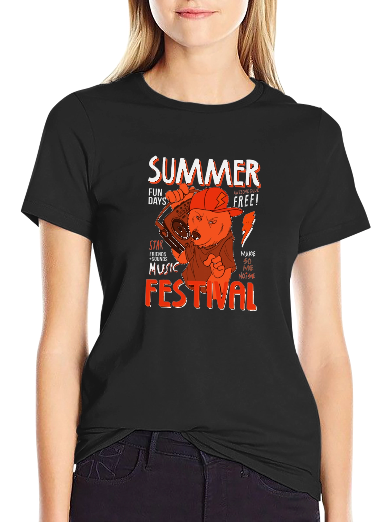 Summer Music Festival Graphic T-Shirt