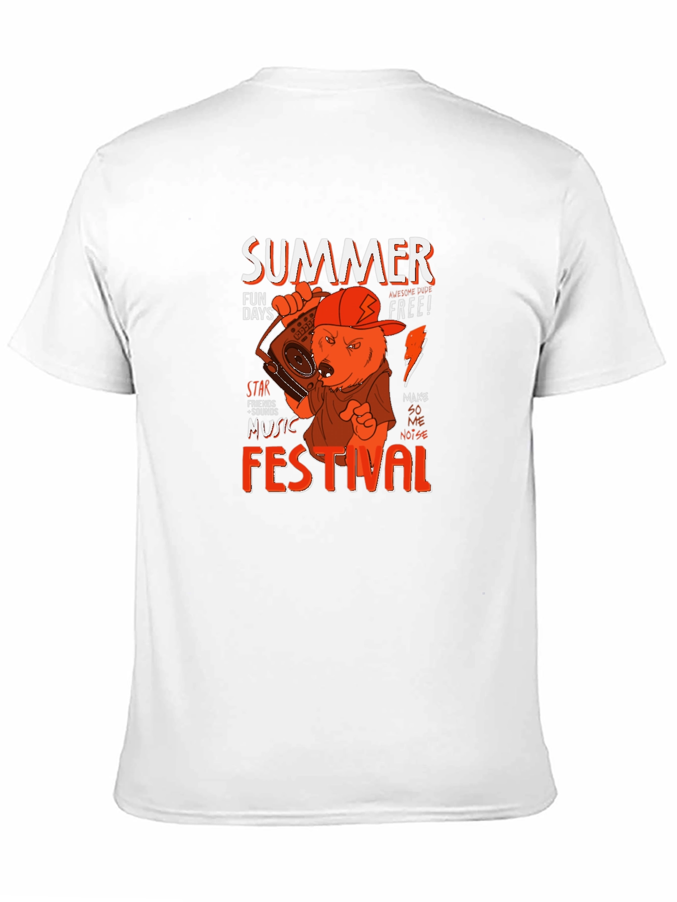 Summer Music Festival Graphic T-Shirt