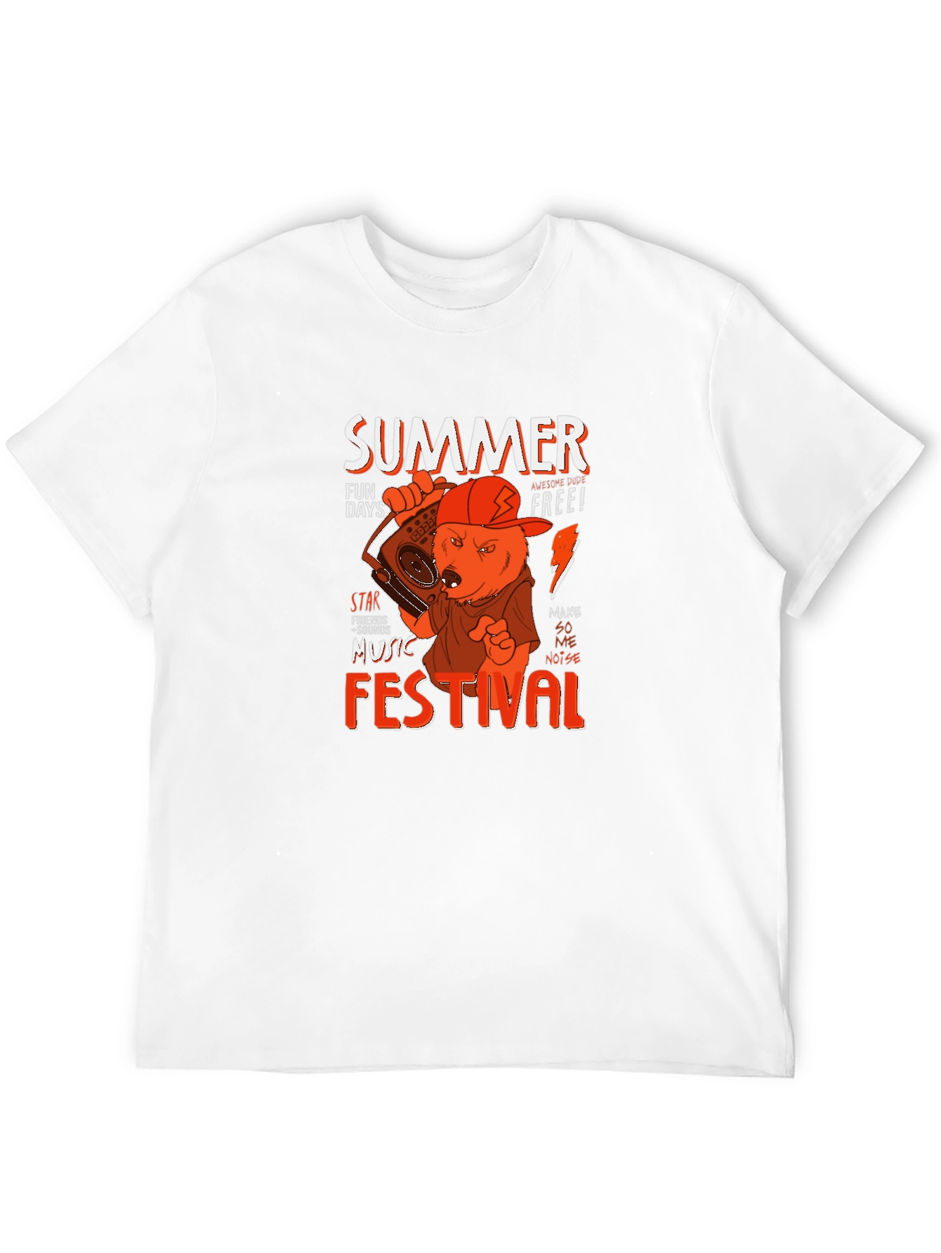 Summer Music Festival Graphic T-Shirt