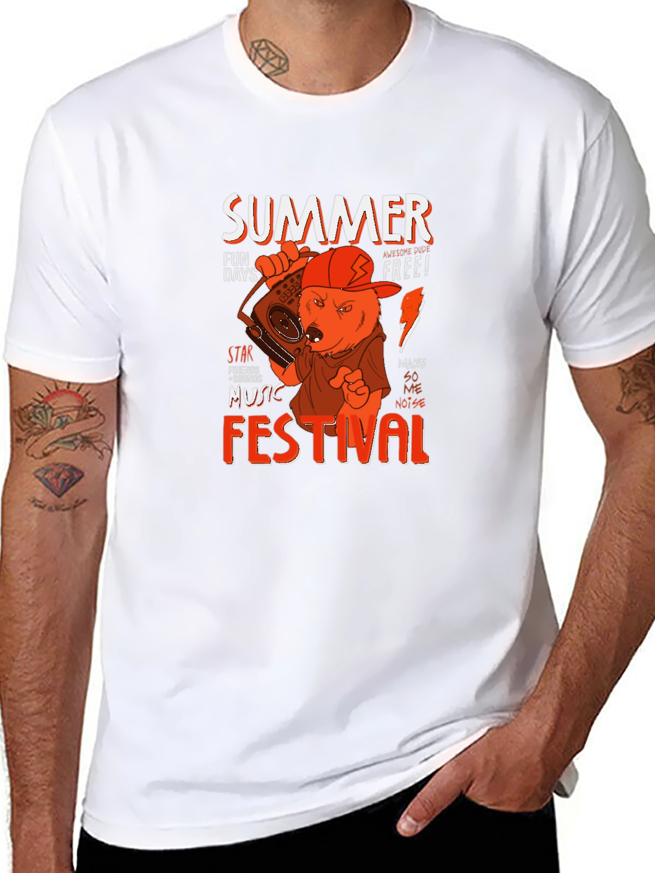 Summer Music Festival Graphic T-Shirt