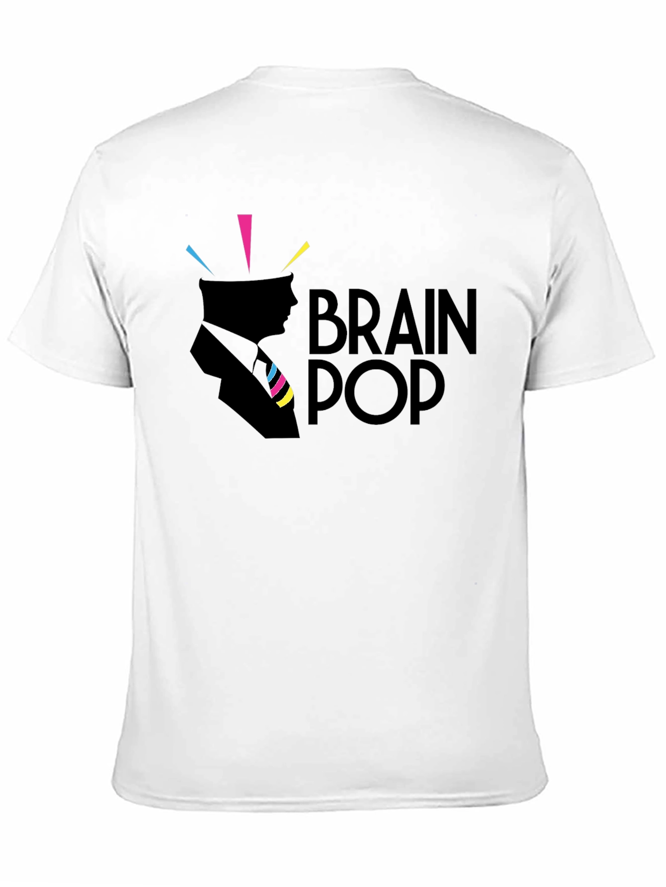 Brain Pop Graphic Tee - Black Cotton T-Shirt